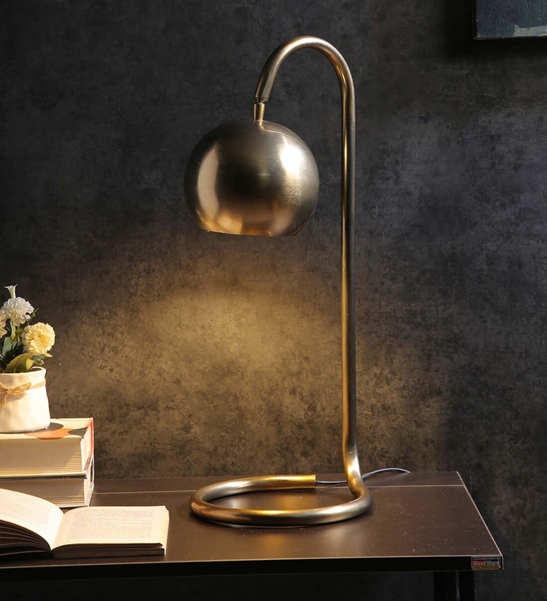 West elm best sale scoop table lamp