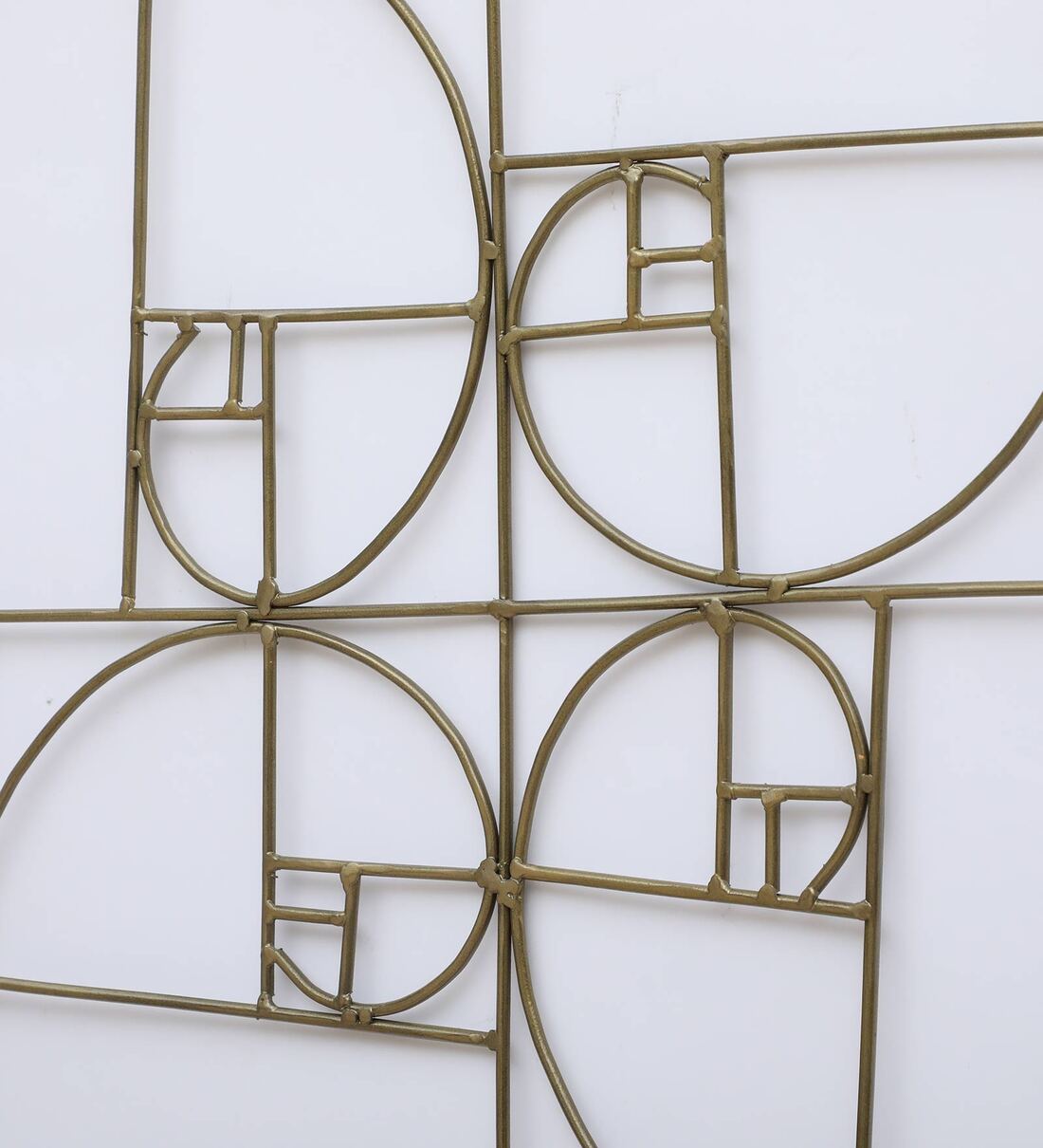 Buy Golden Iron Circle Metal Wall Art By Desert Oak Online Abstract