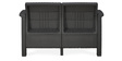 Goa 2 Seater Cushion Sofa in Charcoal Grey Colour
