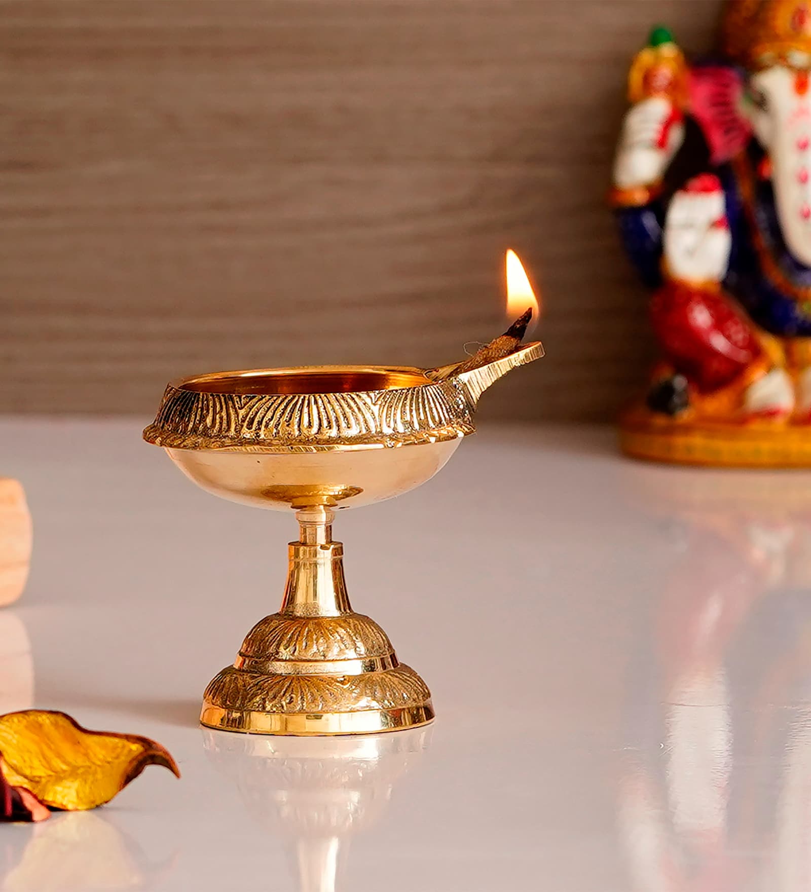 Gold Brass Diya
