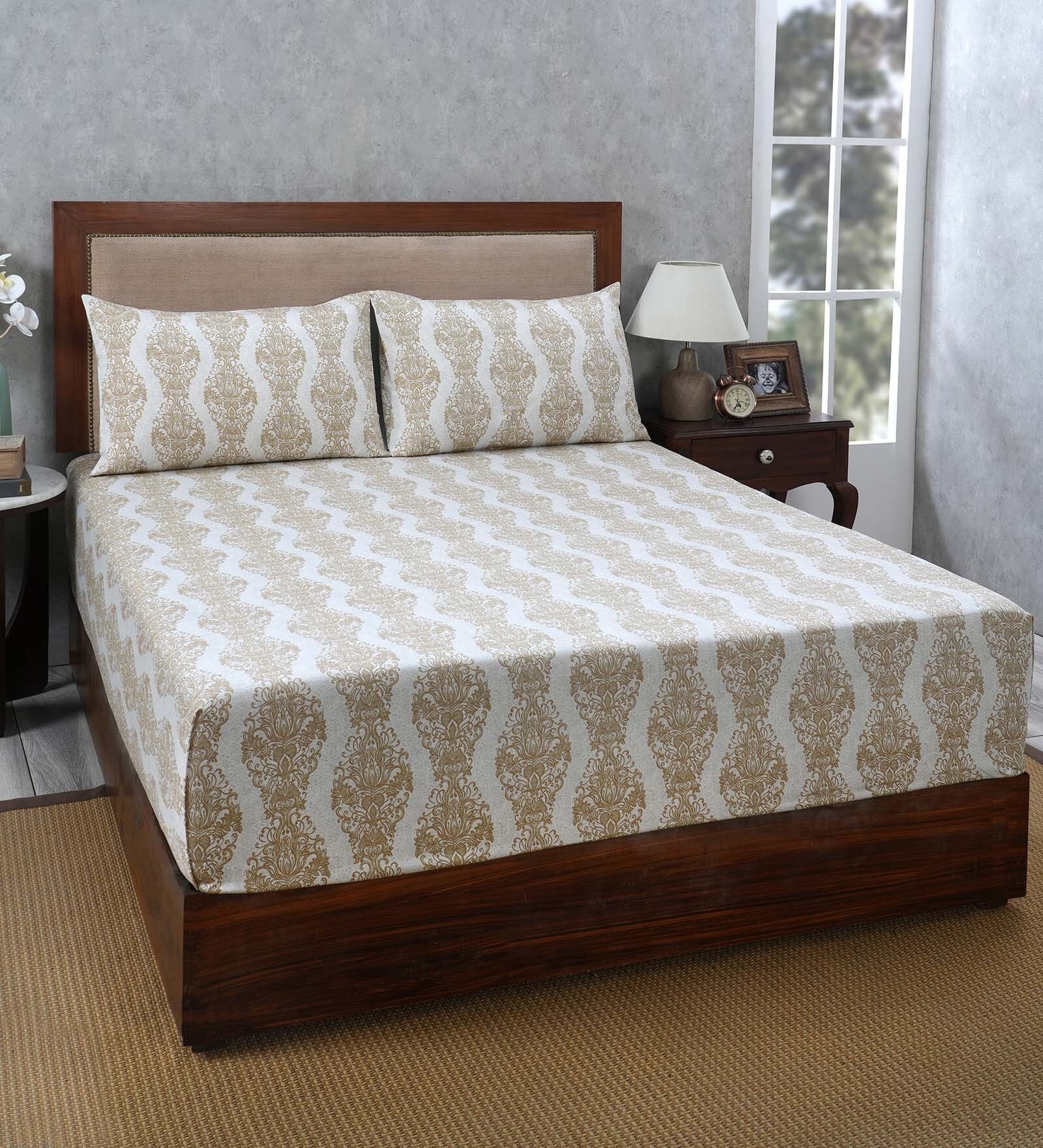 Gold Abstract 400 TC Cotton Vintage PBS Renaissance Bellissimo PBS Renaissance Collection