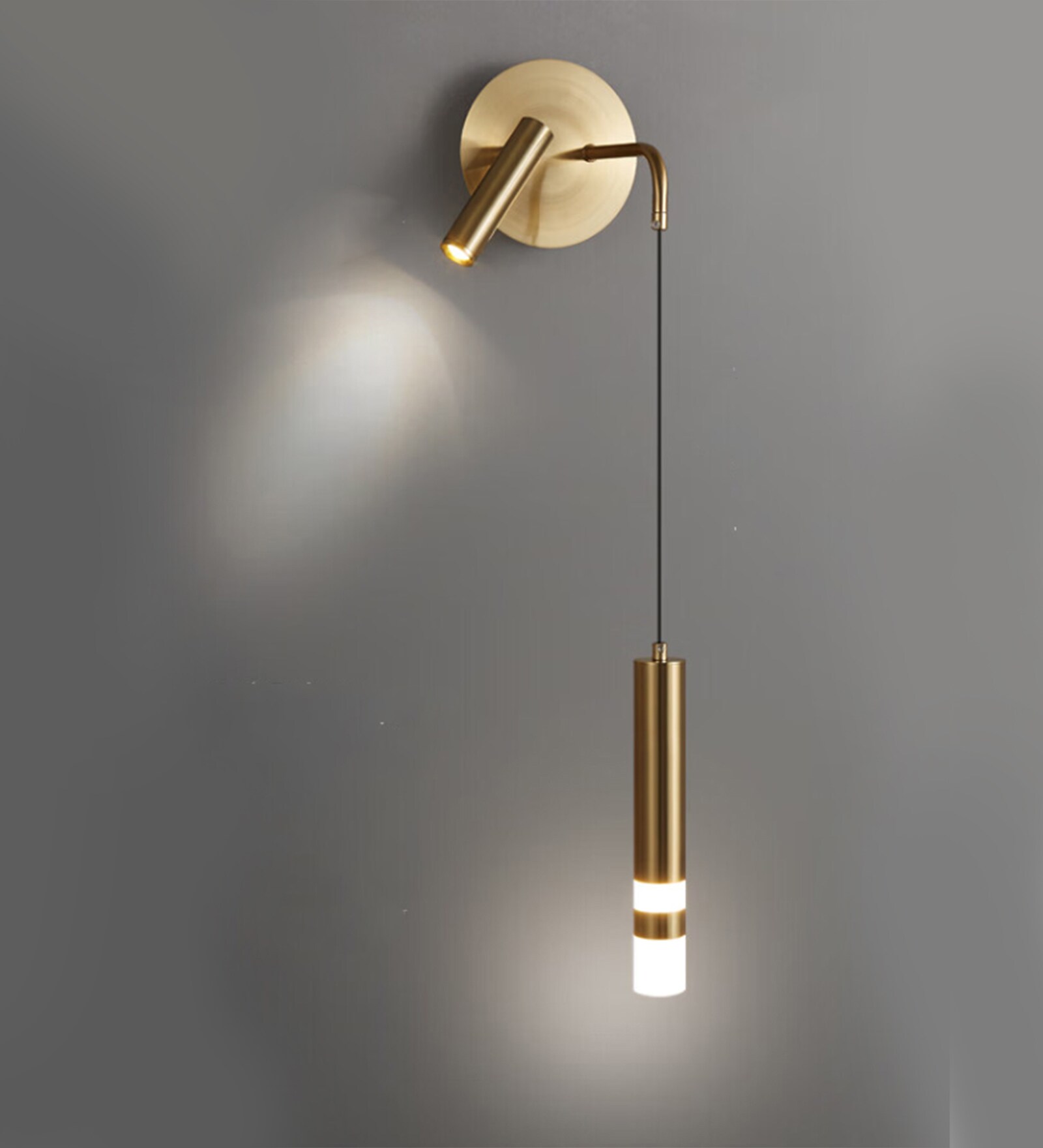 Thomas Metal LED Novelty Wall Light (Gold)