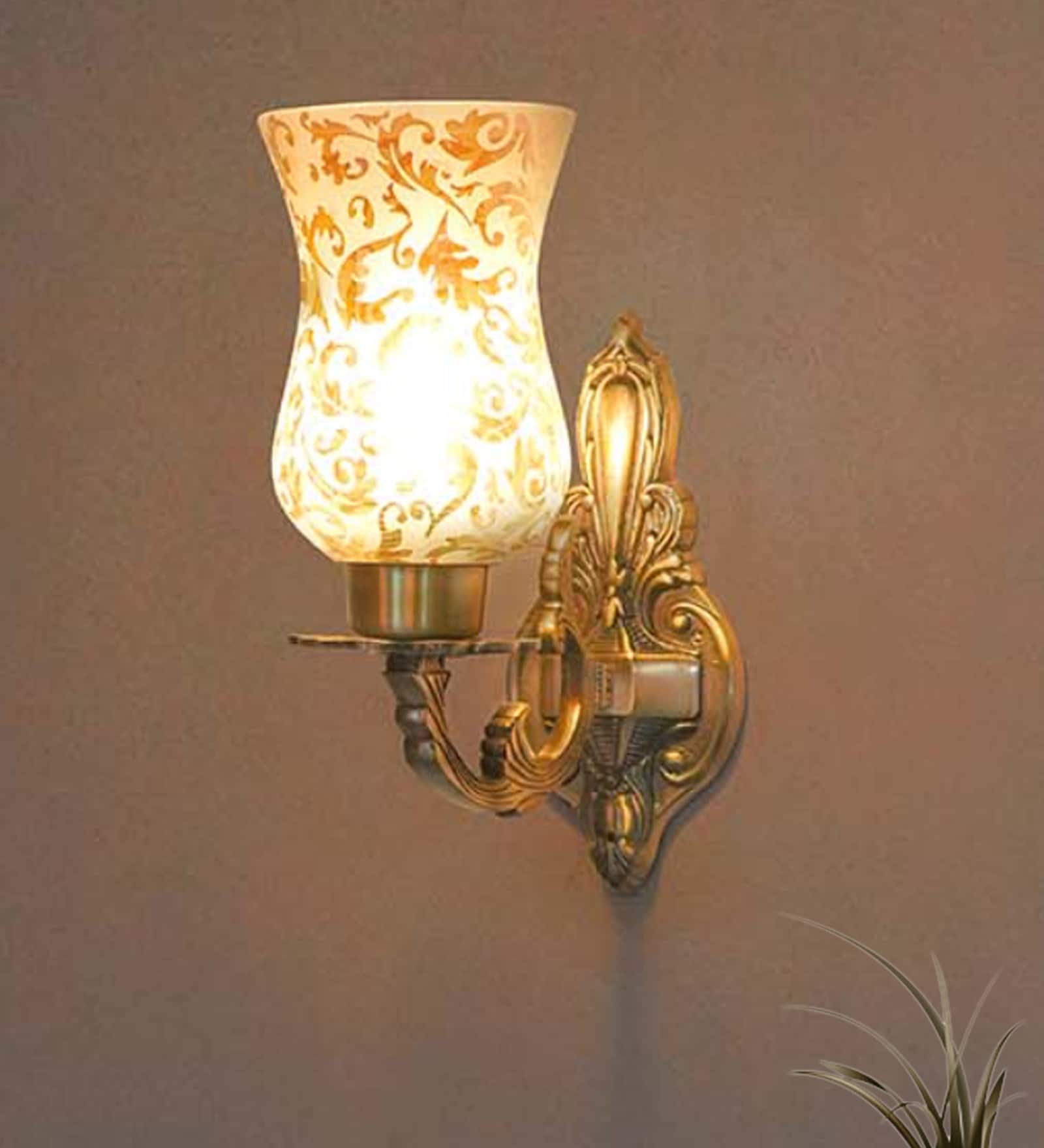 Trieste Gold Aluminium Wall Sconces