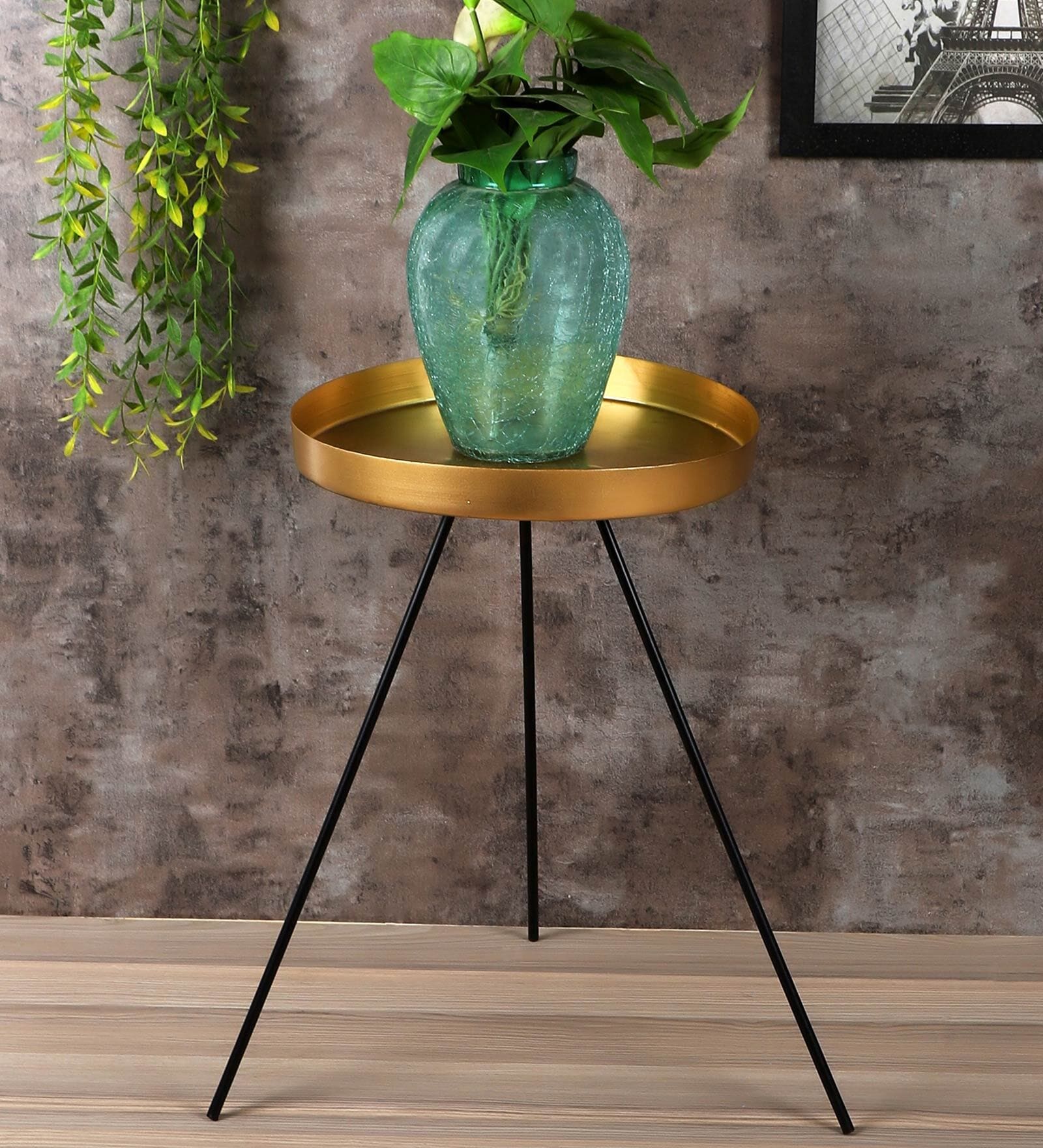 Gold & Black Detachable Table