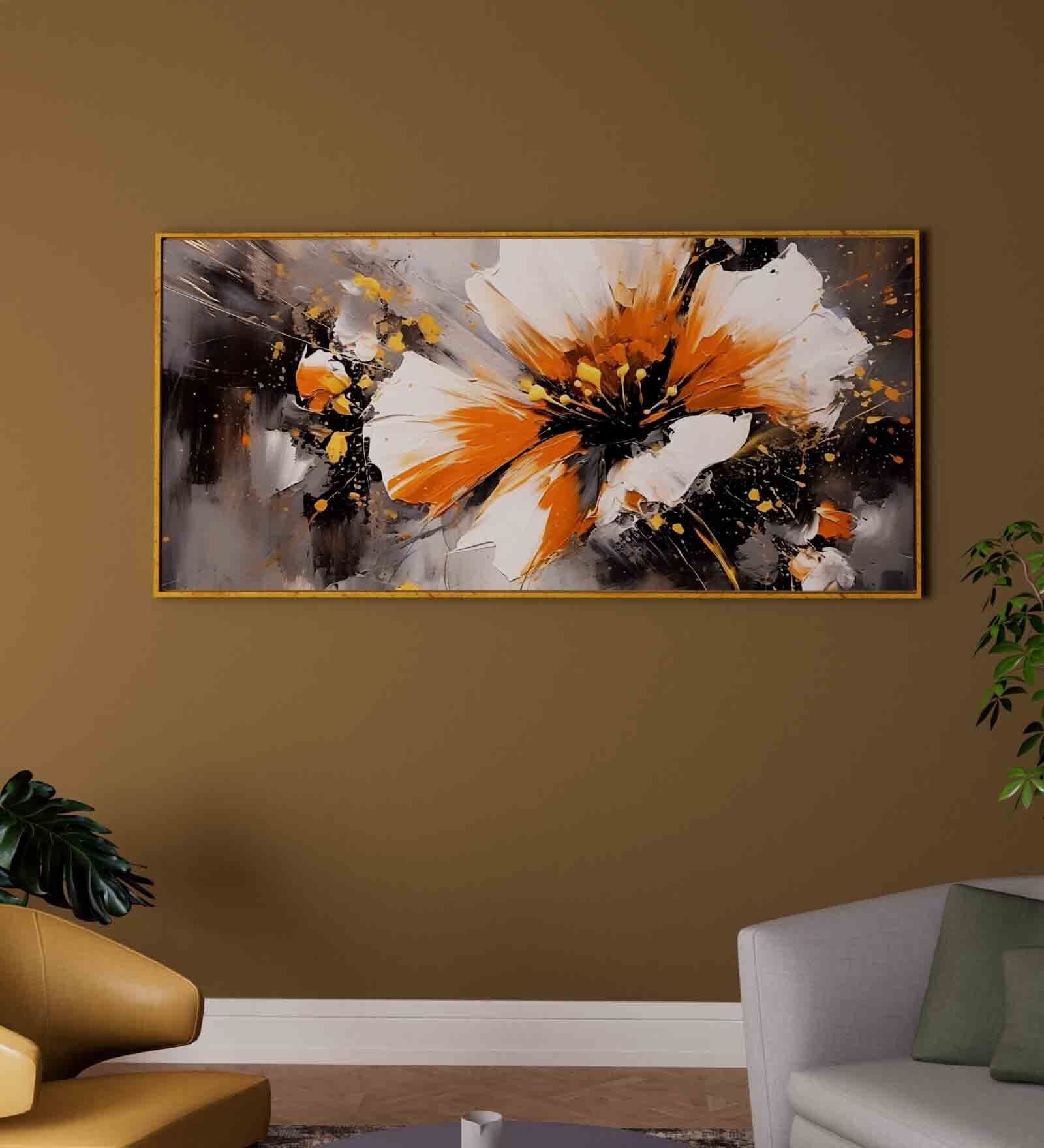 Multicolour Engineered Wood Art Print
