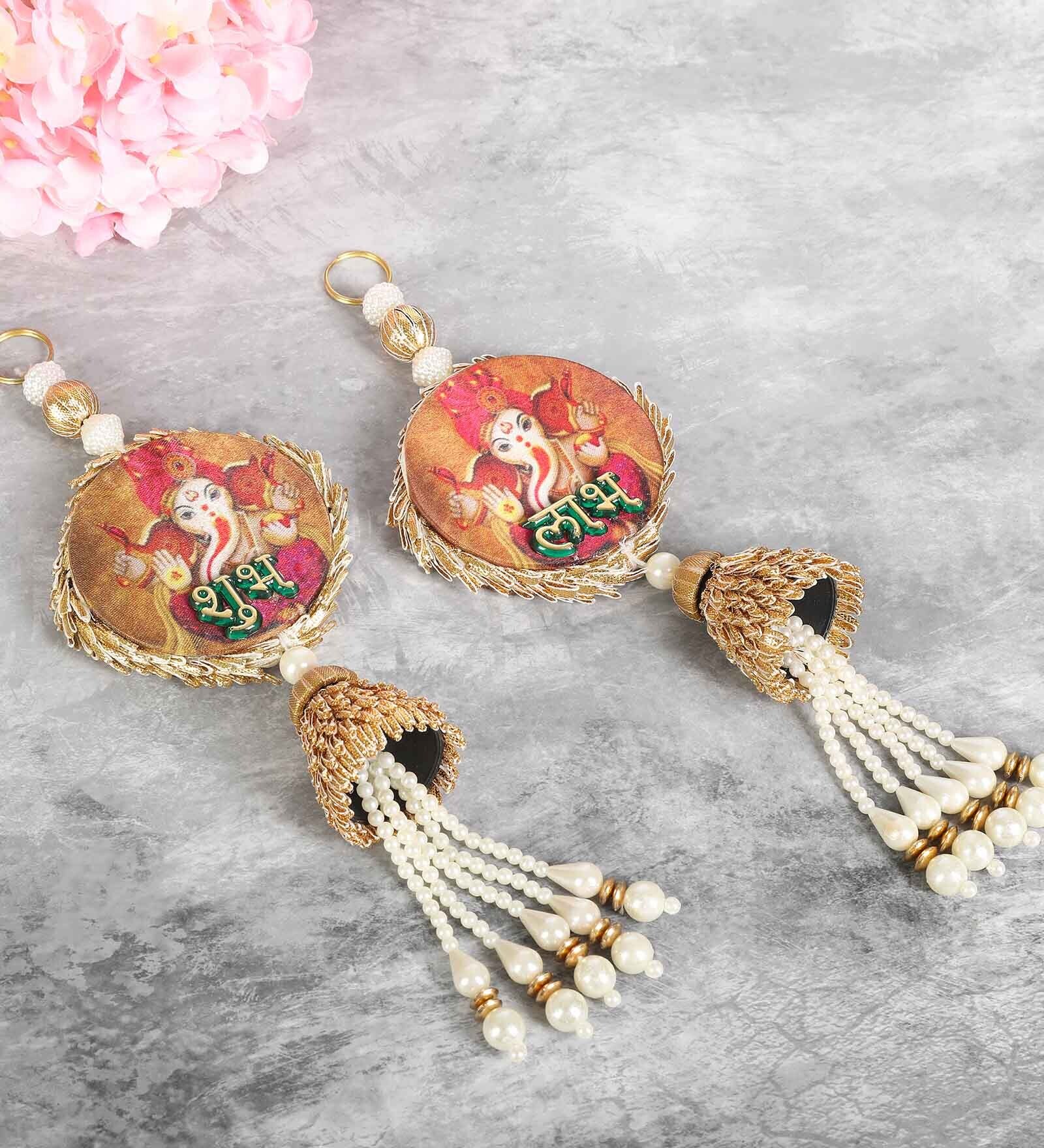 Gold Fabric Hanging Toran