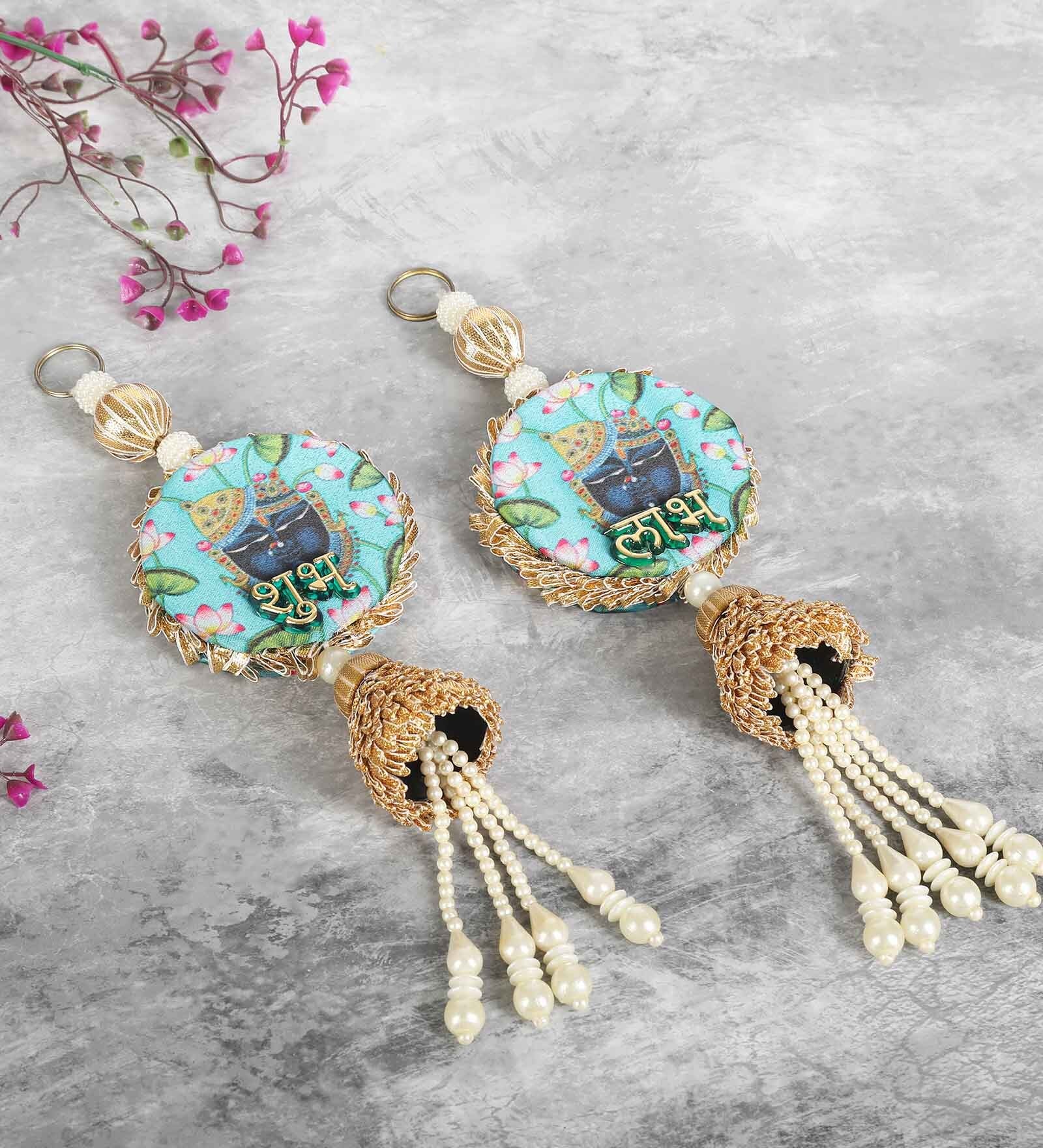 Gold Fabric Hanging Toran