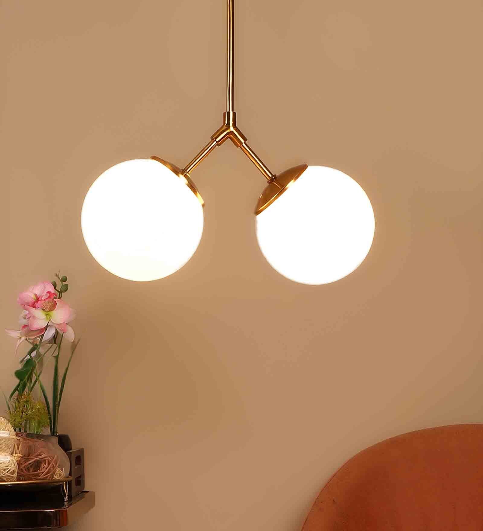 Naeva Gold Iron Hanging Light