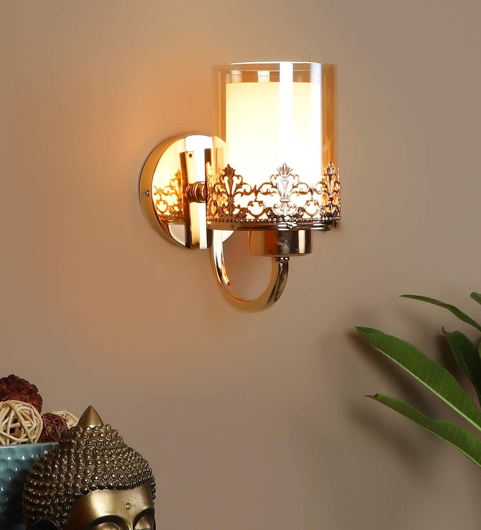 Bunsen Gold Iron Wall Sconces