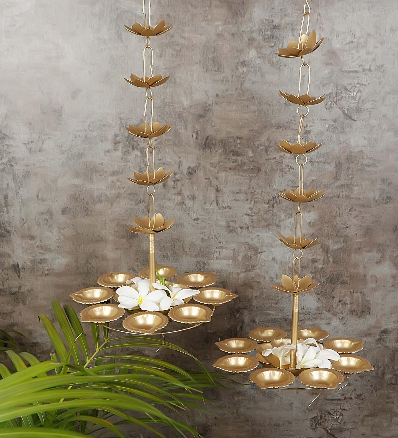Hanging Dia Urli Set of 2