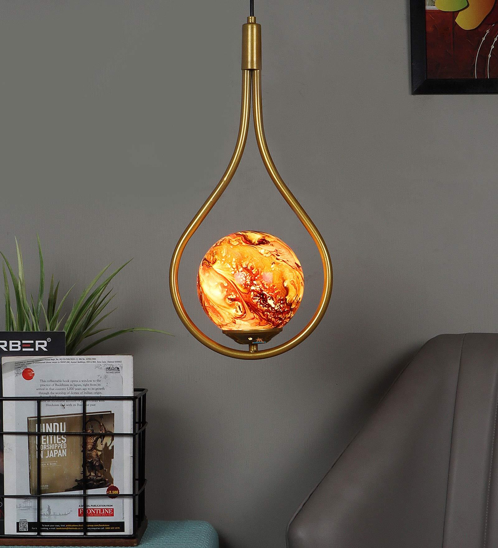 Berg Gold Iron Hanging Light