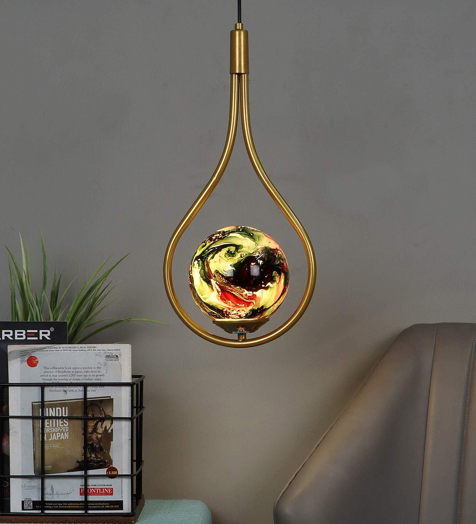 Balsam Gold Iron Hanging Light