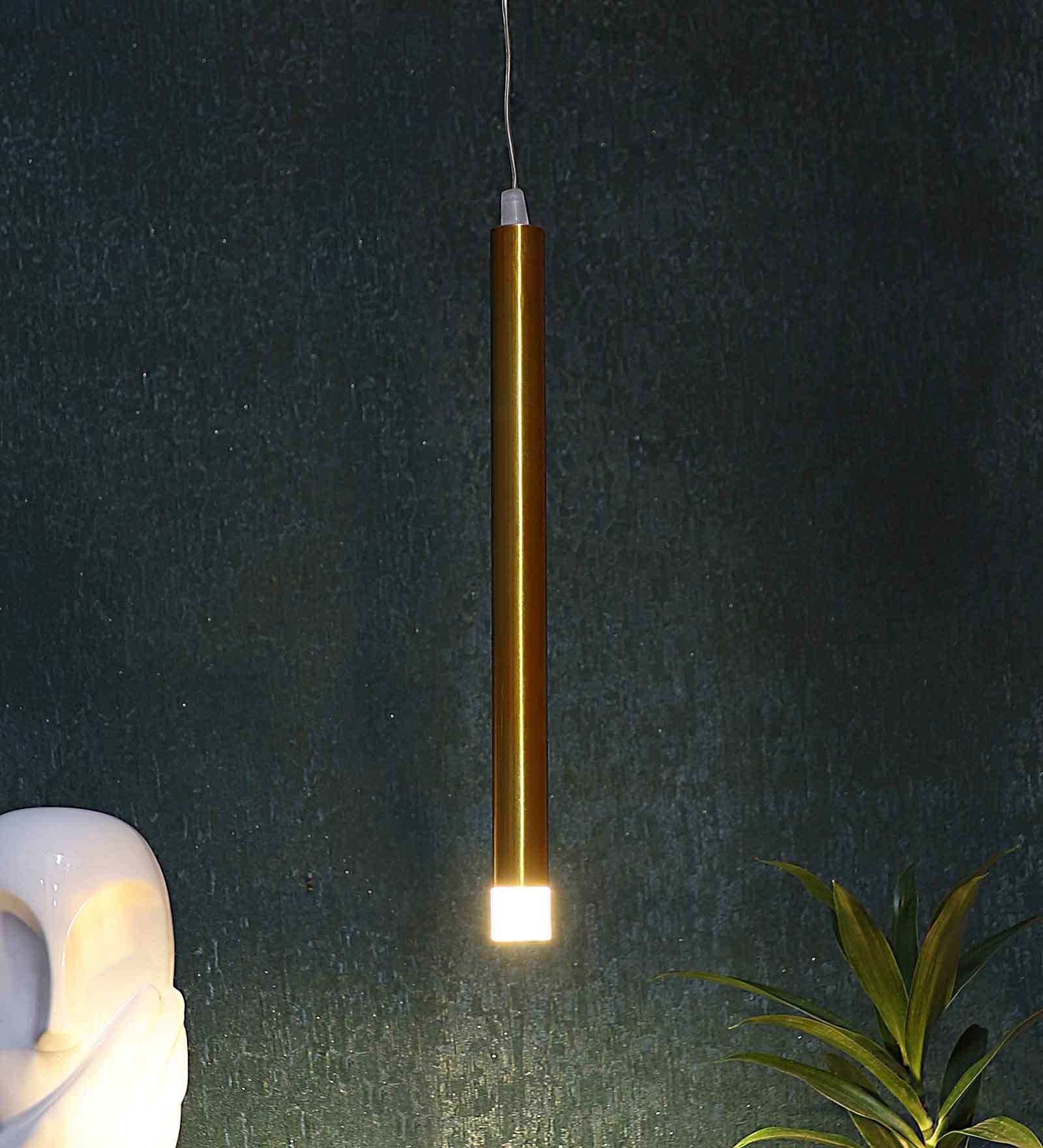 Gold Iron Hanging Light