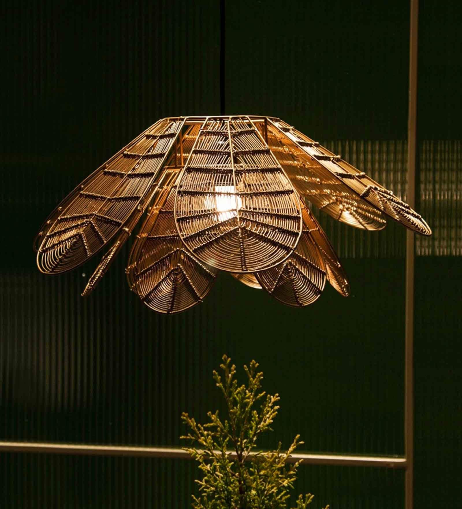 Agen Gold Iron Hanging Light