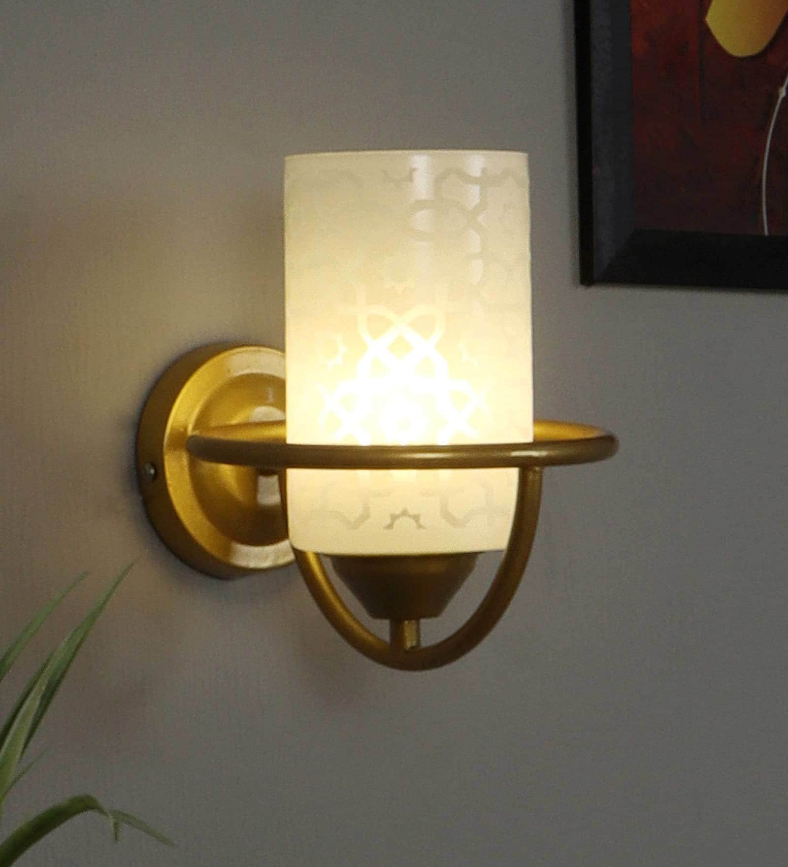 Voila Gold Iron Wall Sconces