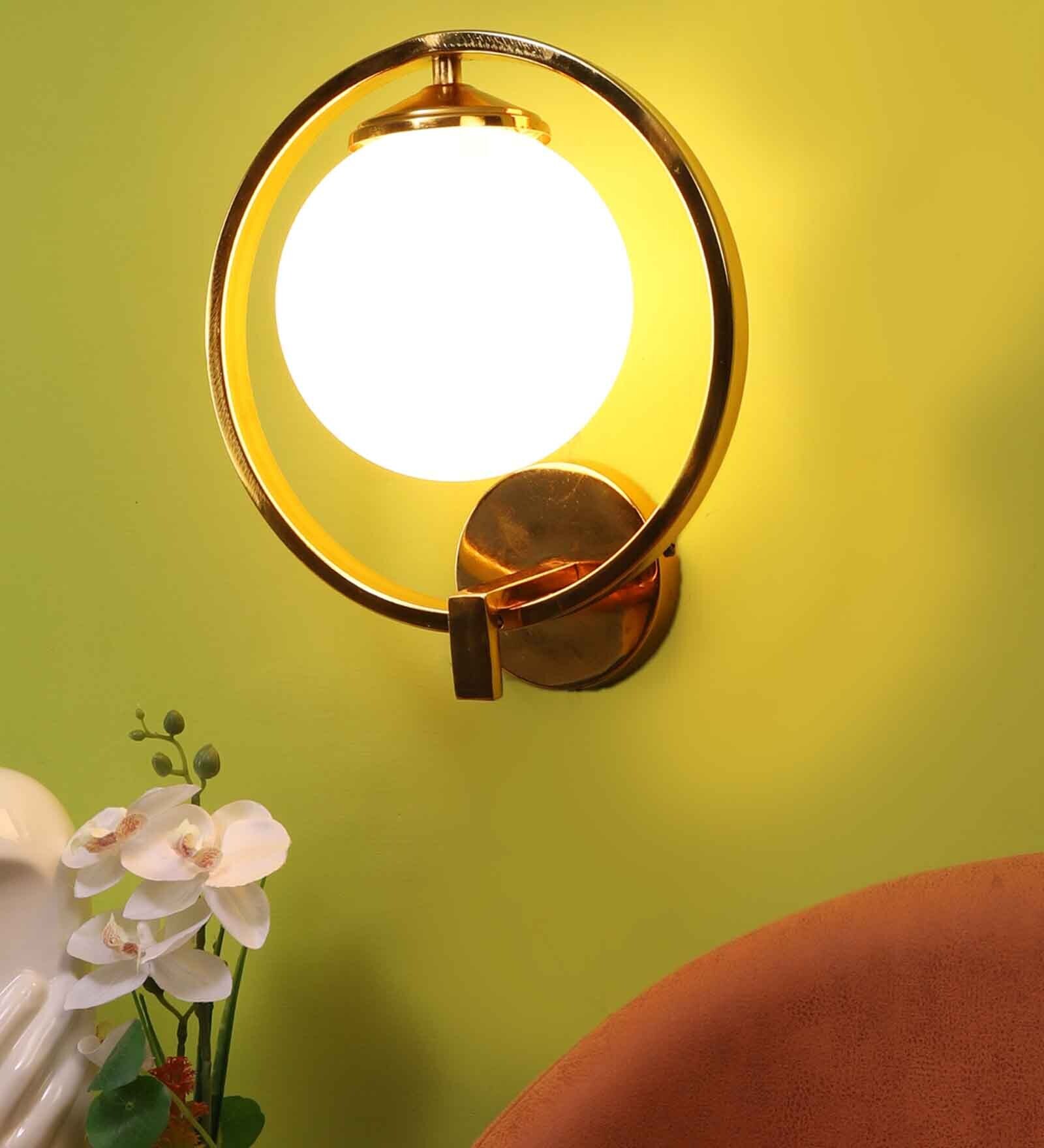 Gold Iron Wall Lights