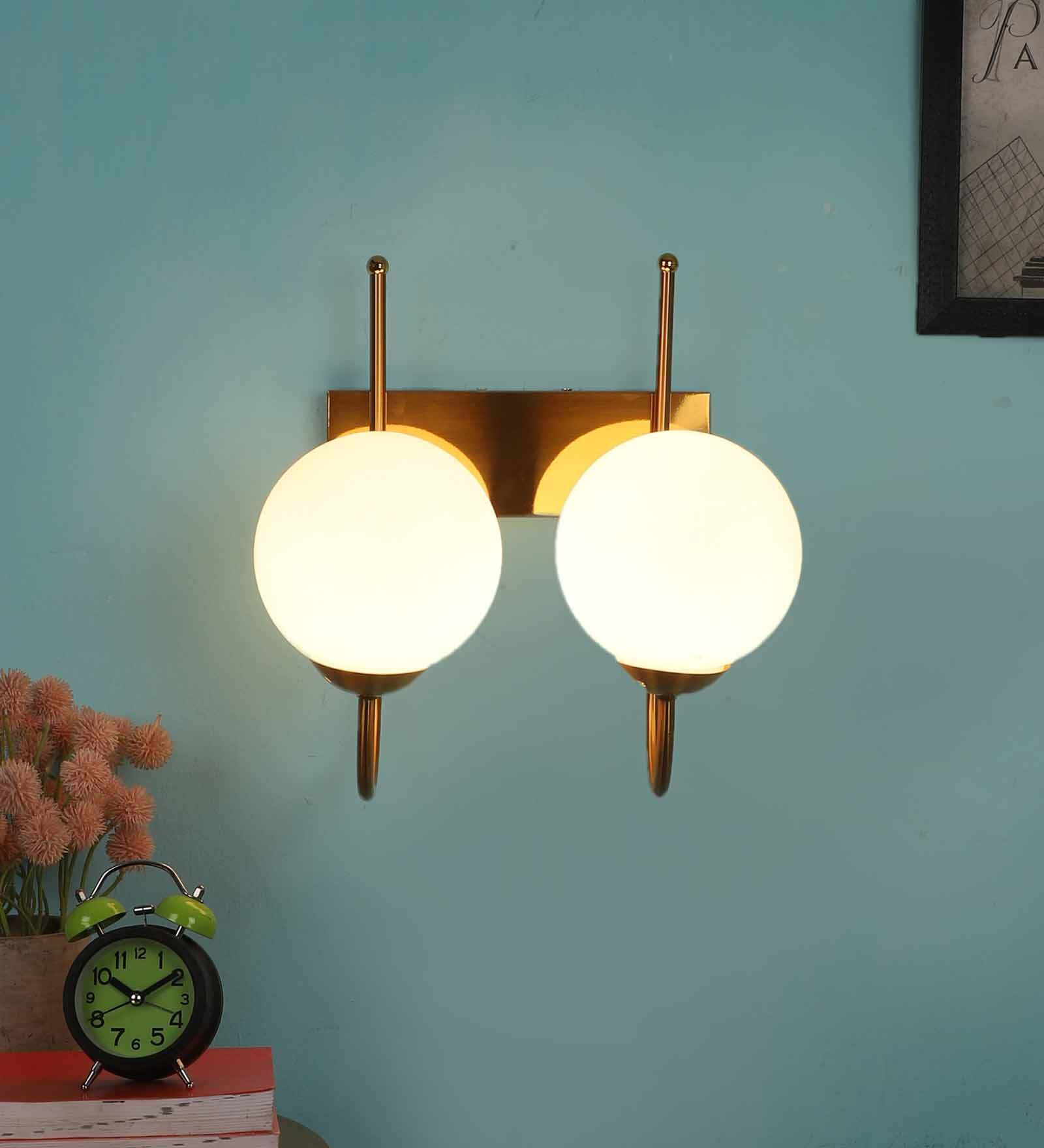 Gold Iron Wall Lights