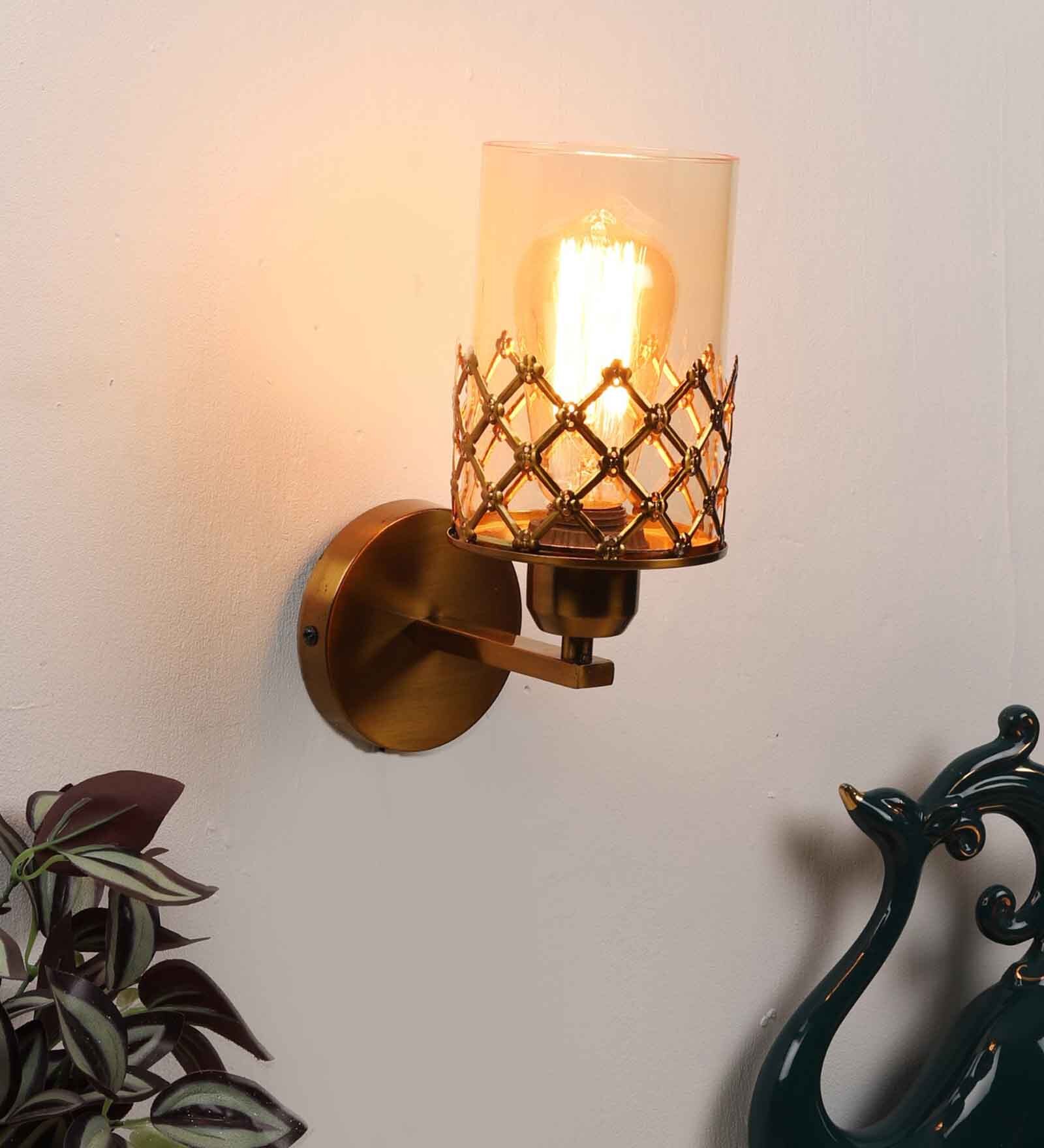 Siena Gold Iron Wall Sconces