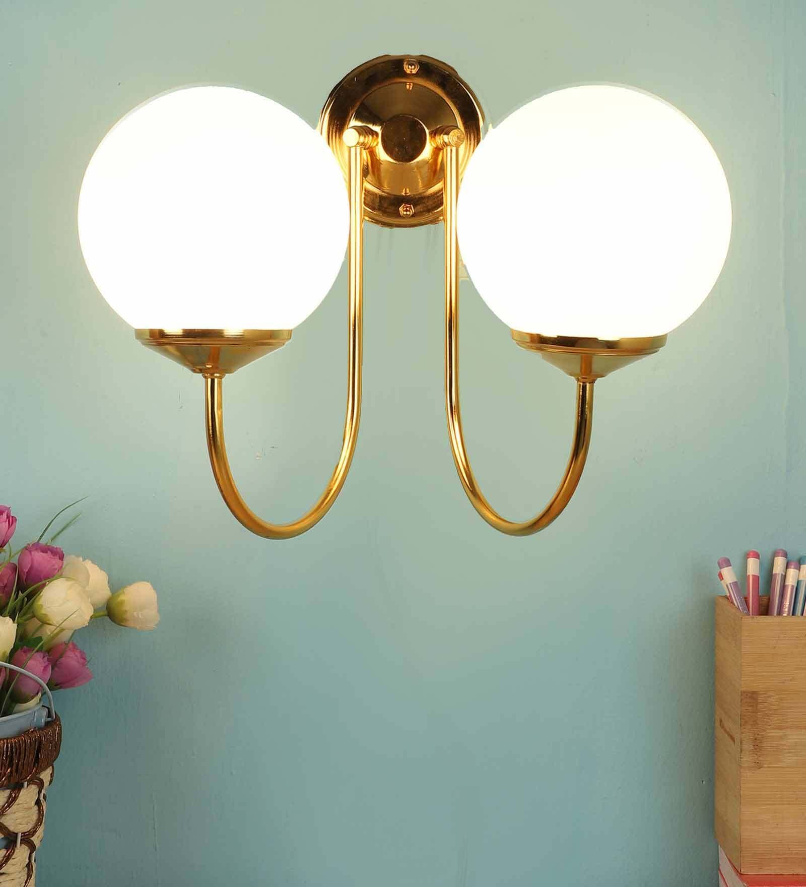 Contemporary Gold Iron Wall Sconces