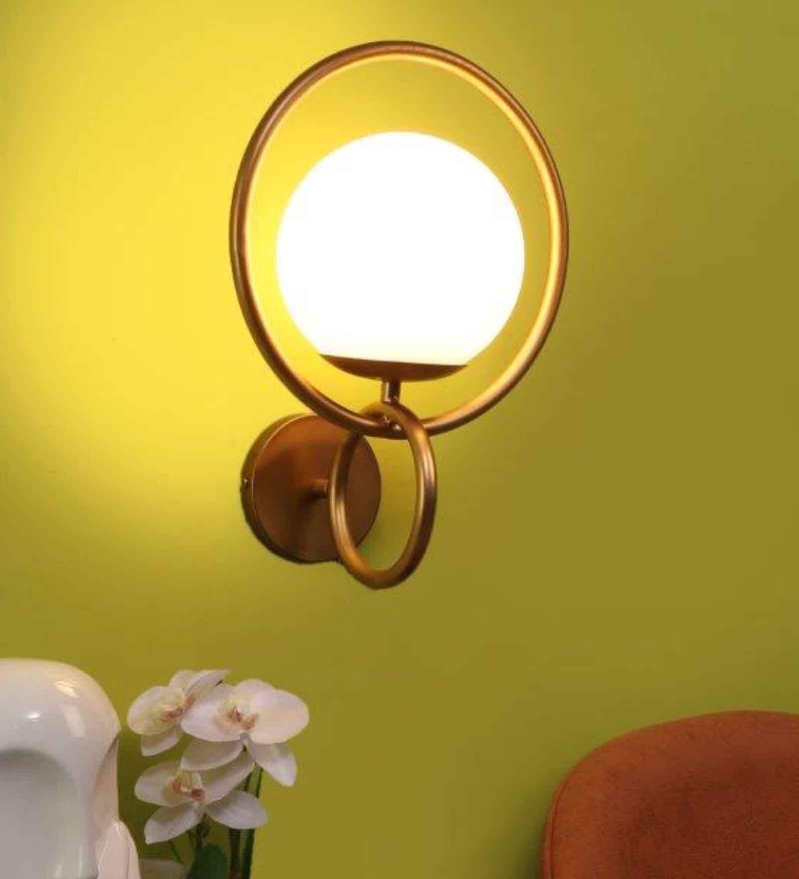 Gold Iron Wall Lights