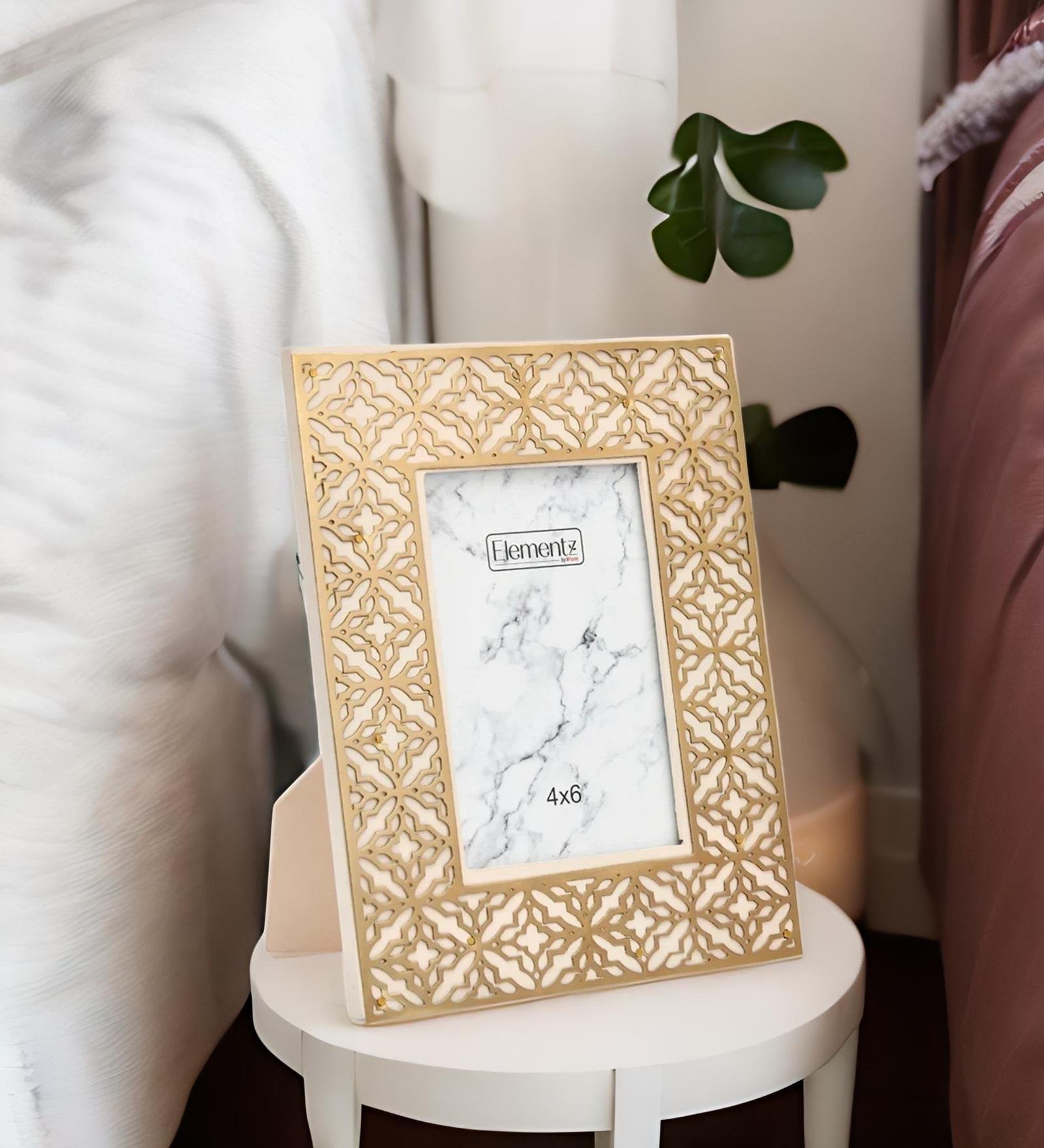 Buy Gold Engineered Wood Photo Frames at 47% OFF by @home | Pepperfry