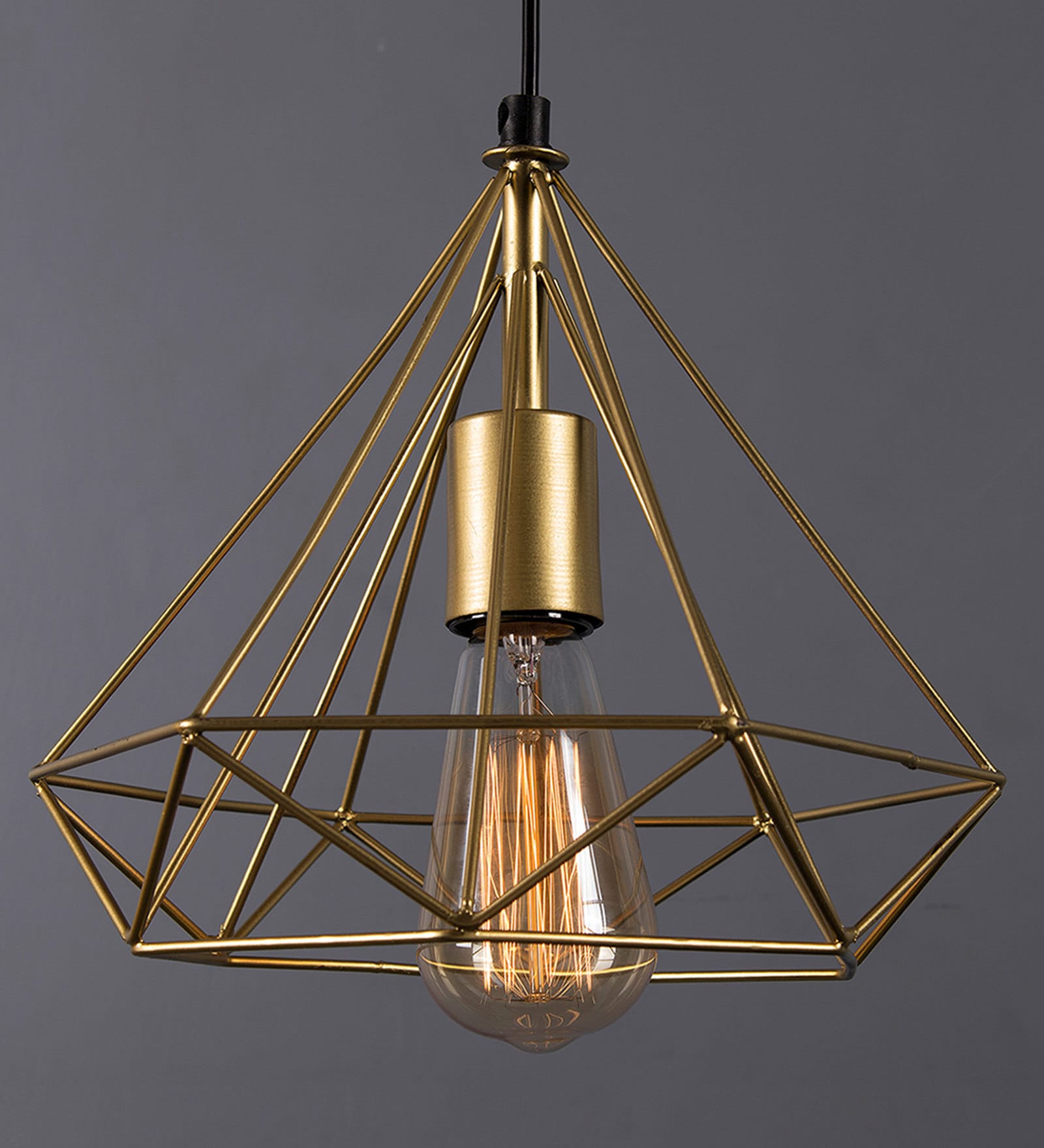 Prato Gold Metal Hanging Light