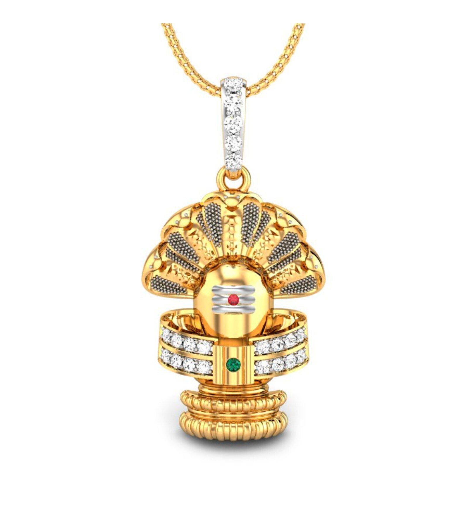 Shiva Gold 5.59 Grams BIS Hallmark Pendant