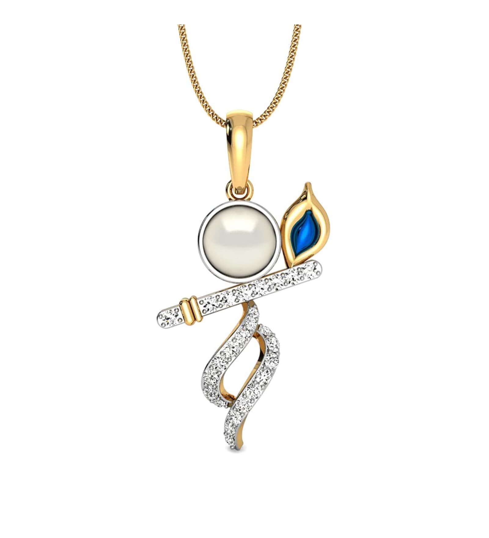 Buy Krishna Gold 1.53 Grams BIS Hallmark Pendant at 16 OFF by Candere