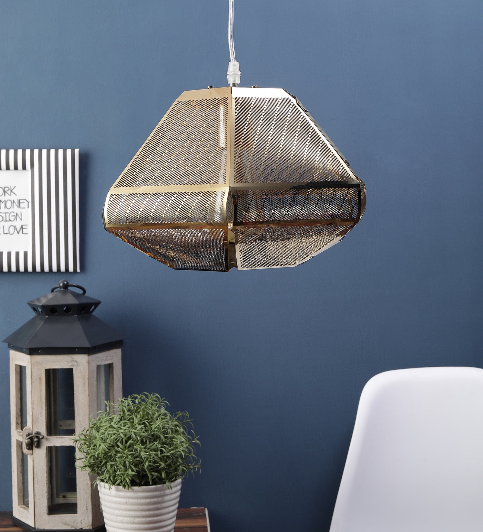 Gold Metal Chandelier