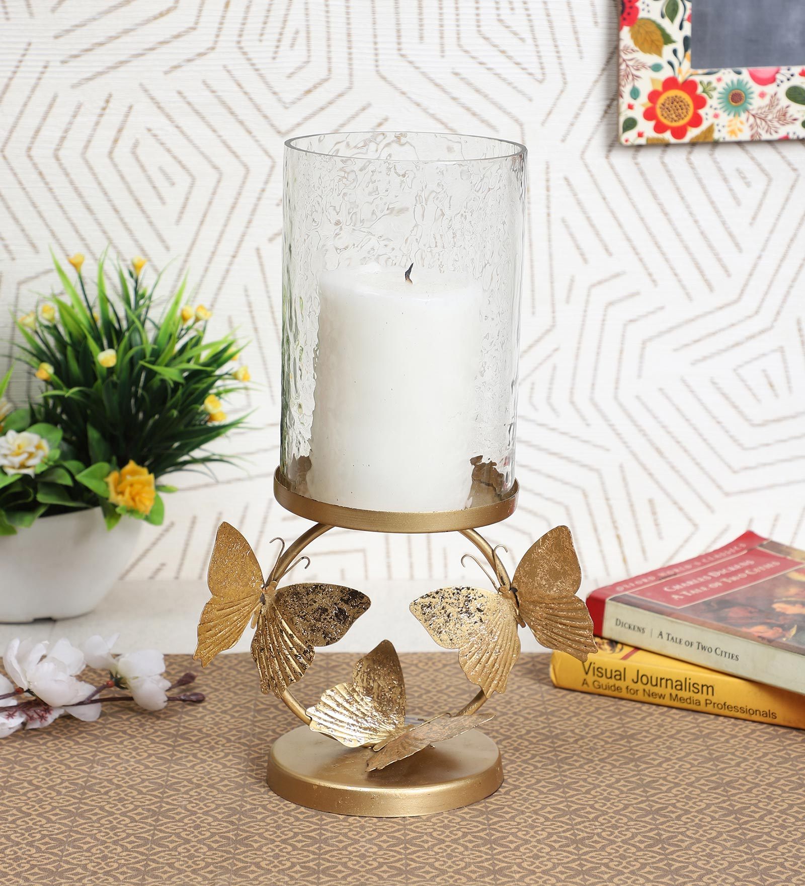Buy Gold Metal Table Candle Holder by Global Glory at 100 OFF by Global Glory Pepperfry