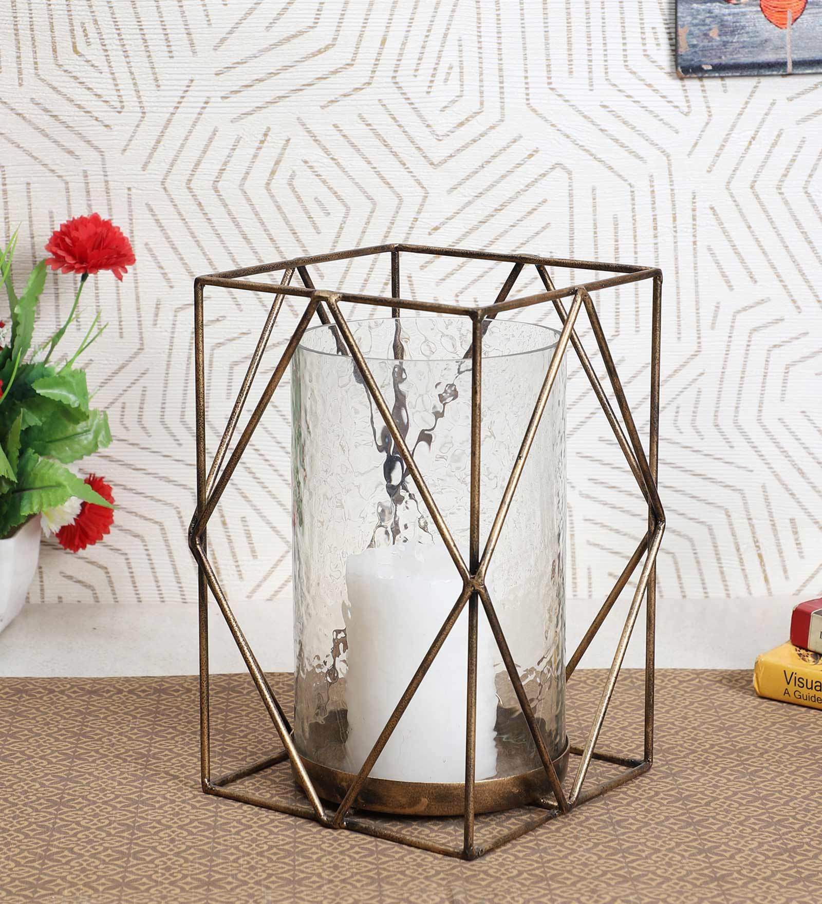Buy Gold Metal Table Candle Holder by Global Glory at 10 OFF by Global Glory Pepperfry