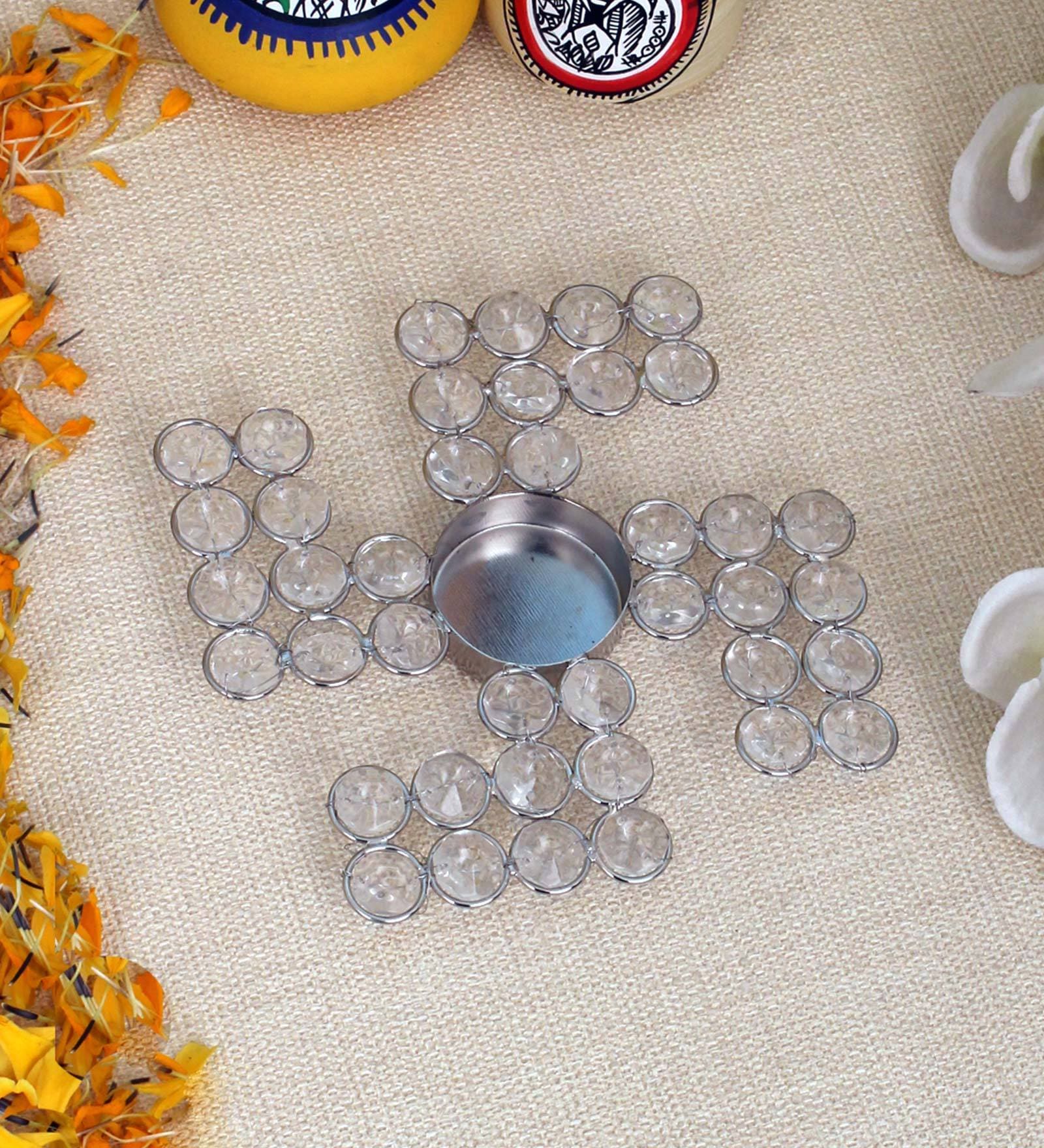 Gold Metal Table Tea Light Holder