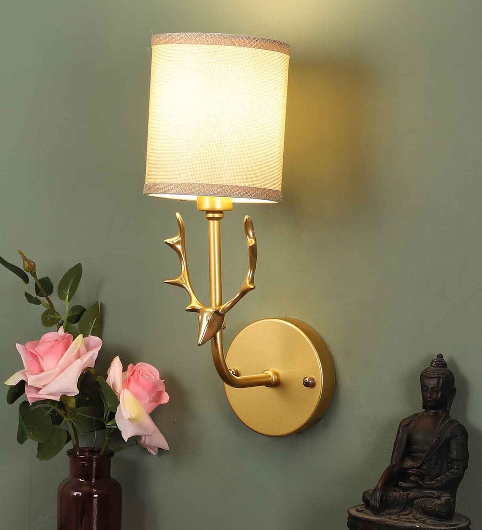 Mountwill Metal Novelty Wall Light (Gold)