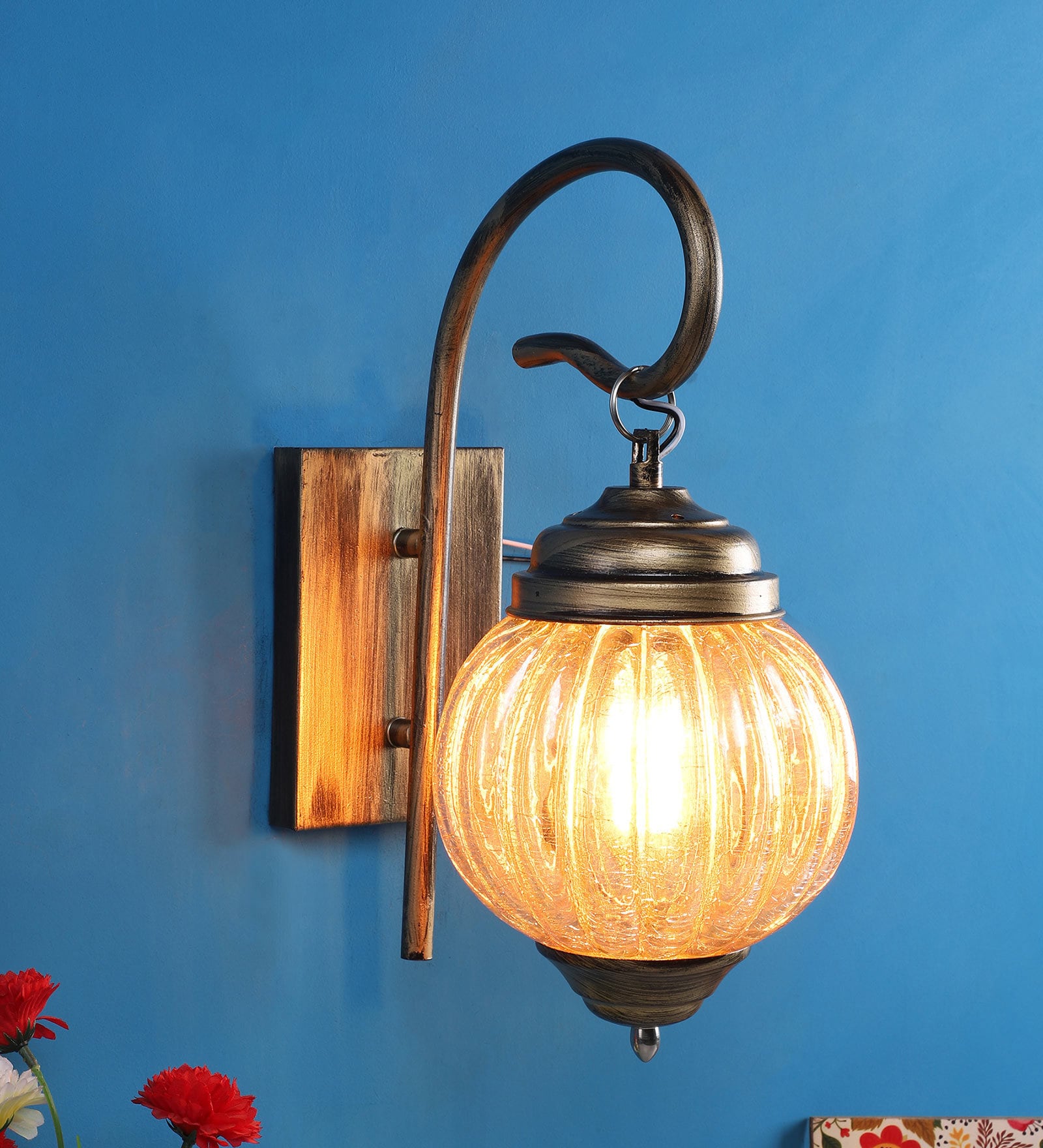 Pascal Gold Metal Wall Sconces