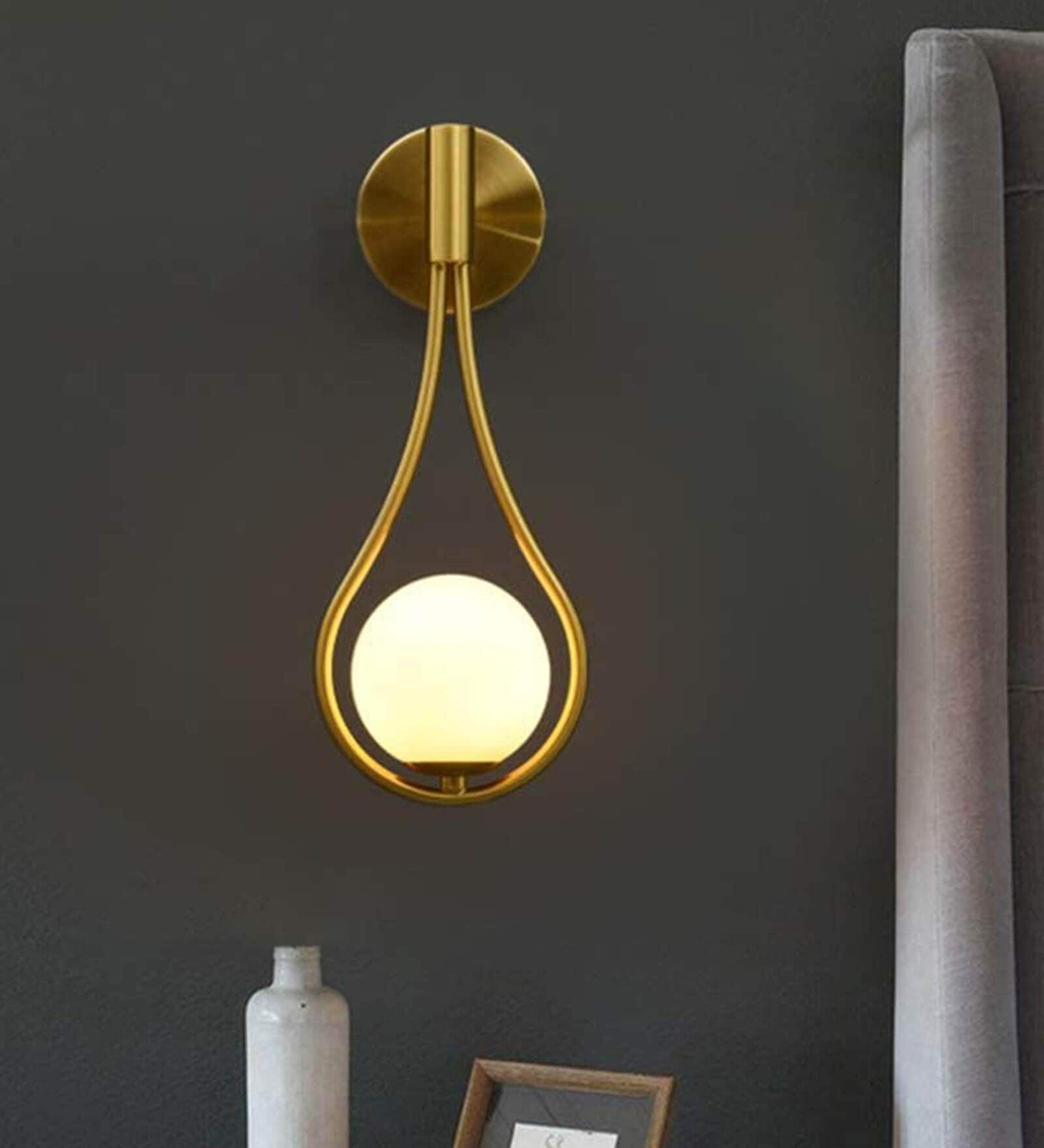 Buy Teardrop Shaped Gold Metal Wall Sconces at 43% OFF by Sinoman ...