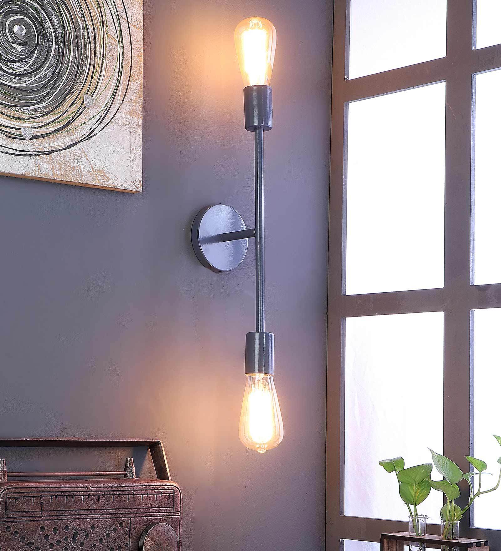 Hubble Metal Novelty Wall Light (Grey)