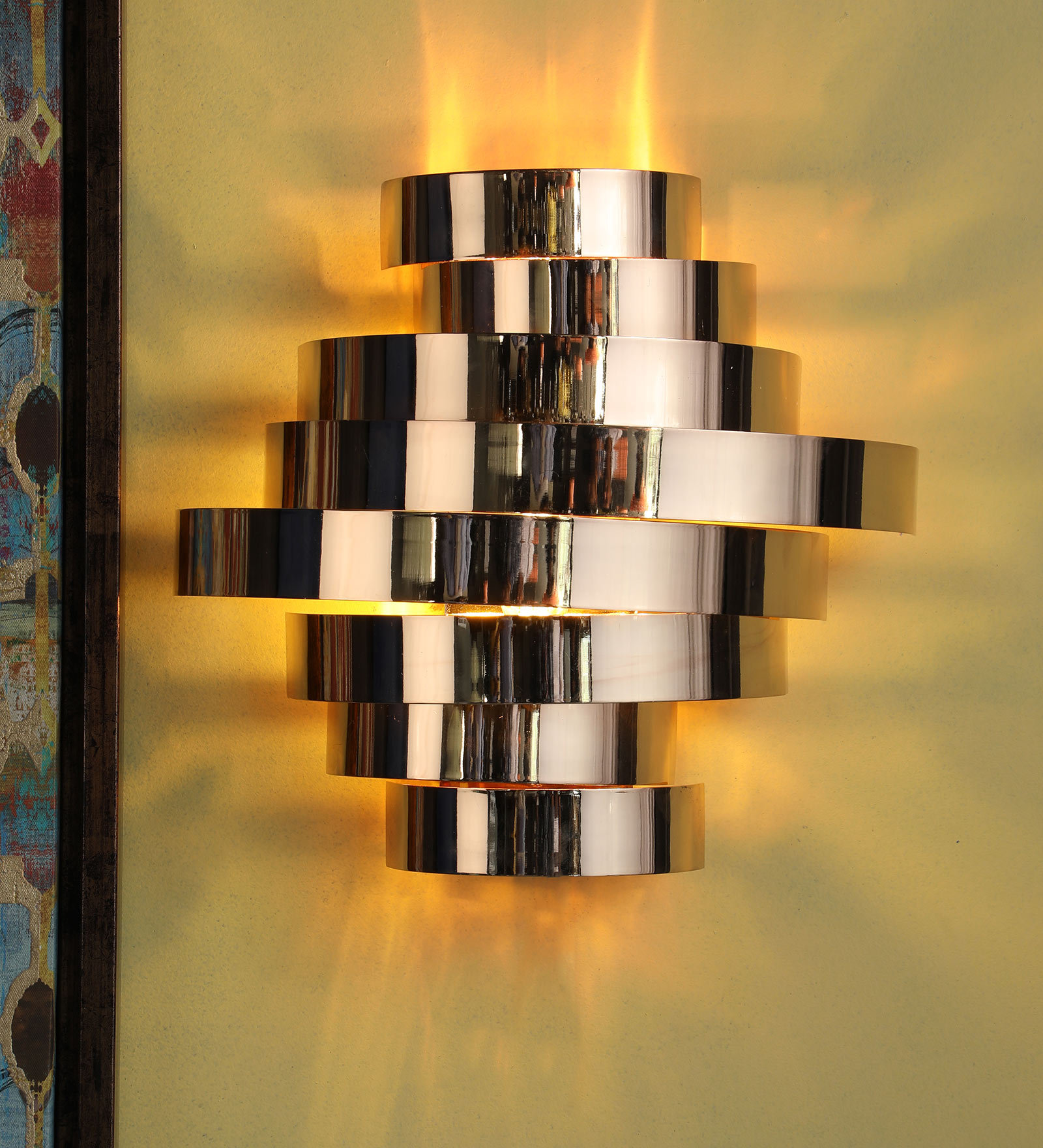 Gold Metal Wall Sconces