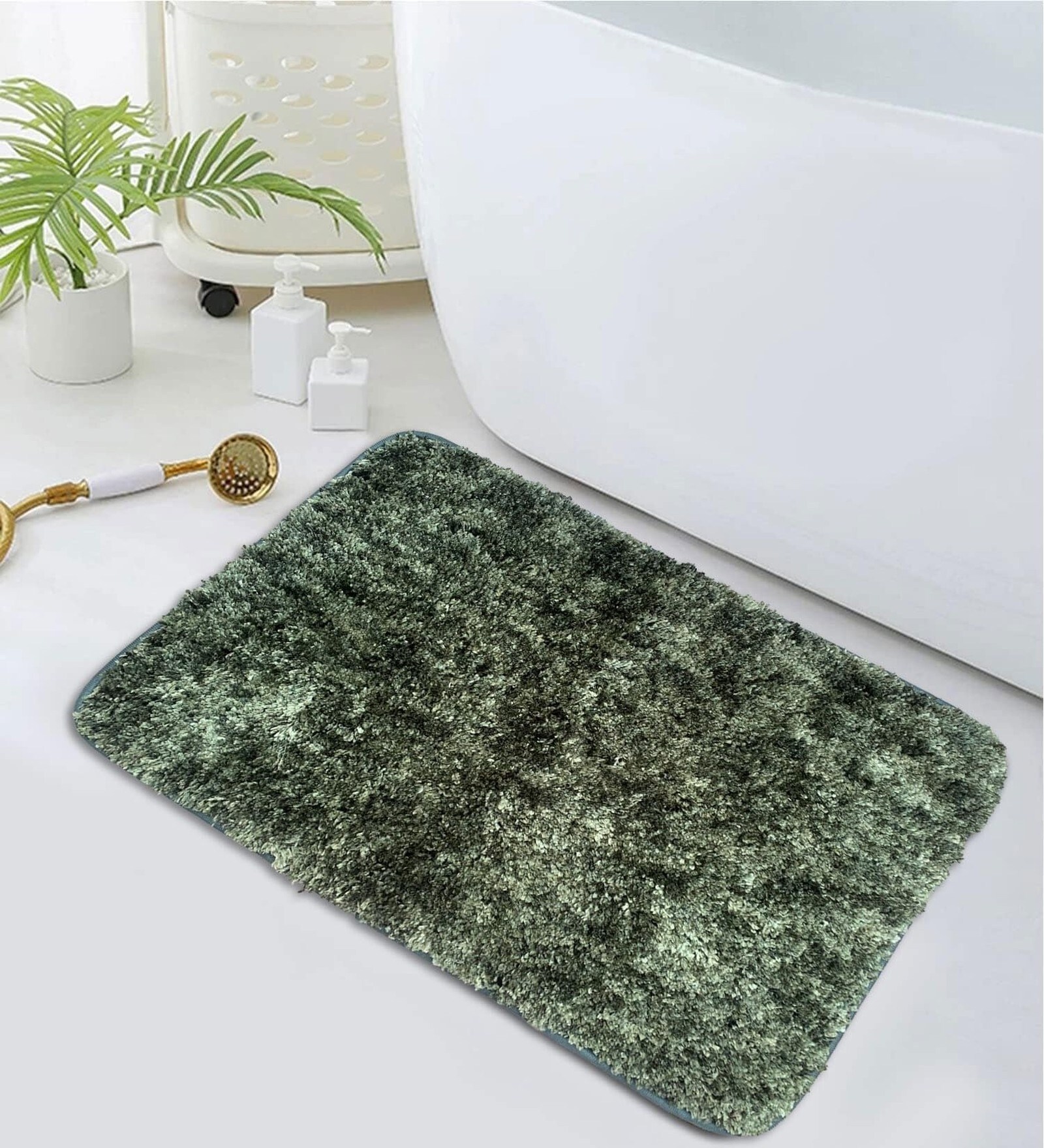 Gold Microfiber 23x35 Inches Super Soft Bath Mat