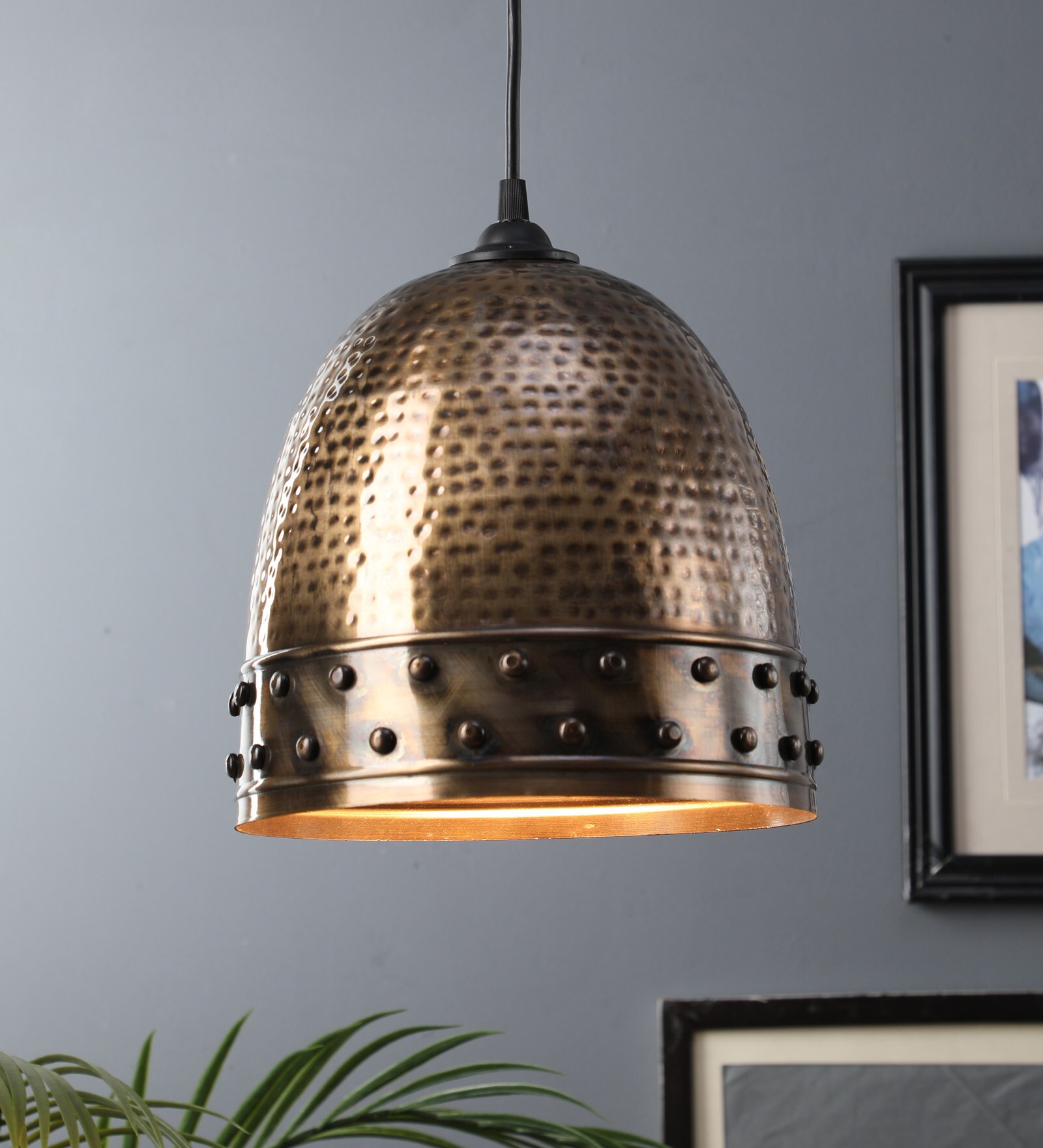 Lawson Gold Gold Steel Hanging Light