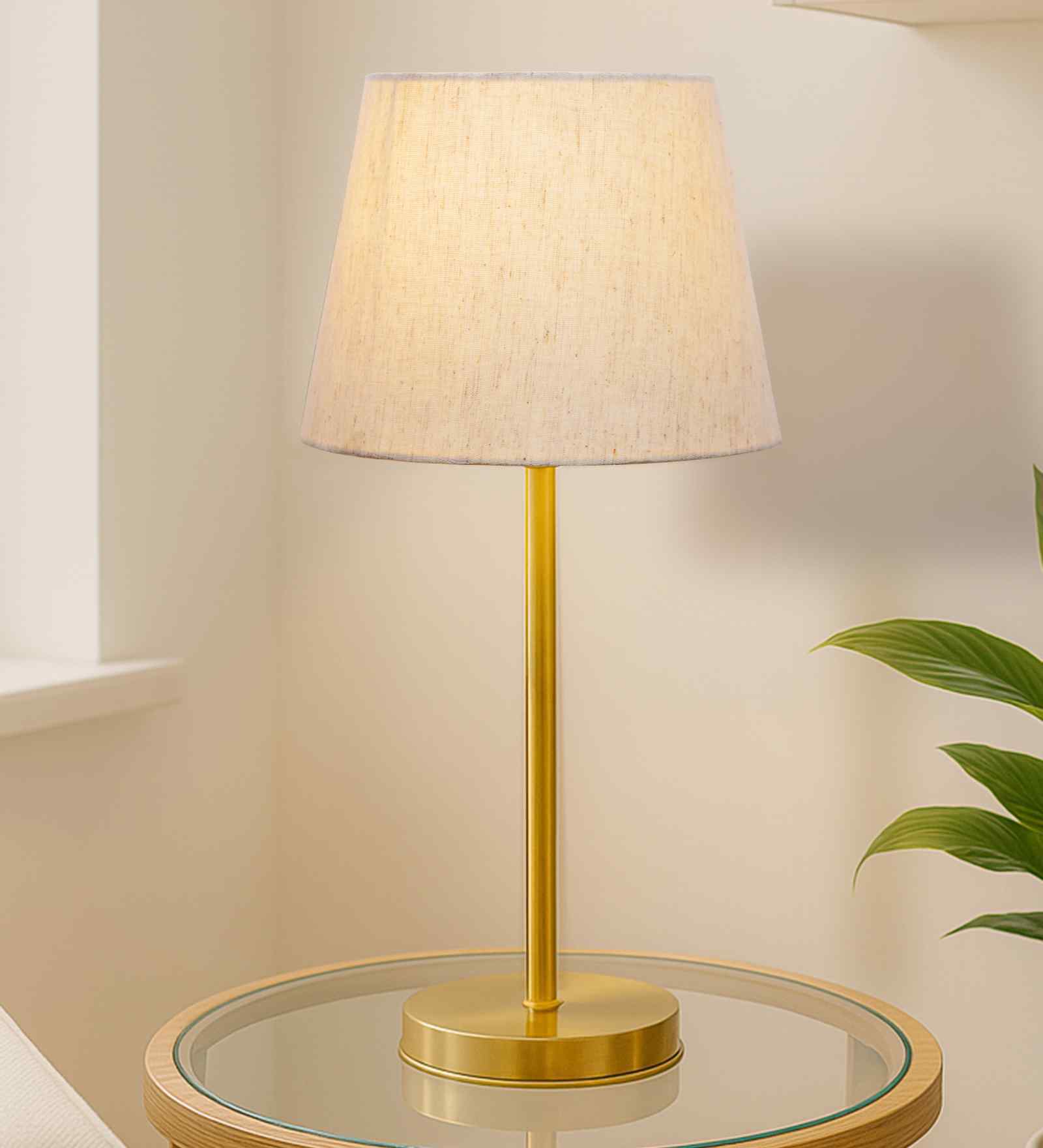 GoldenTable Lamp & Bedroom