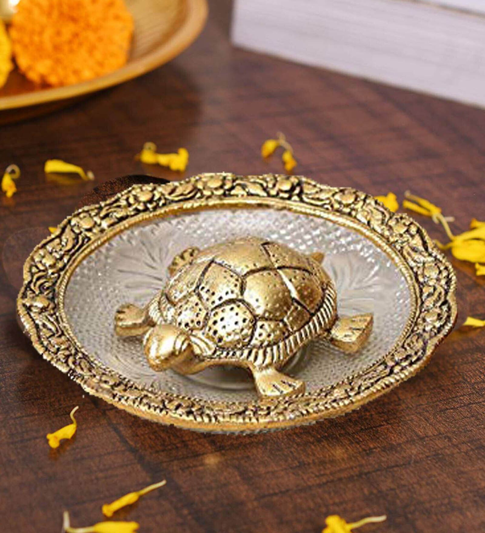 Golden 5.5 Inch Tortoise Idol