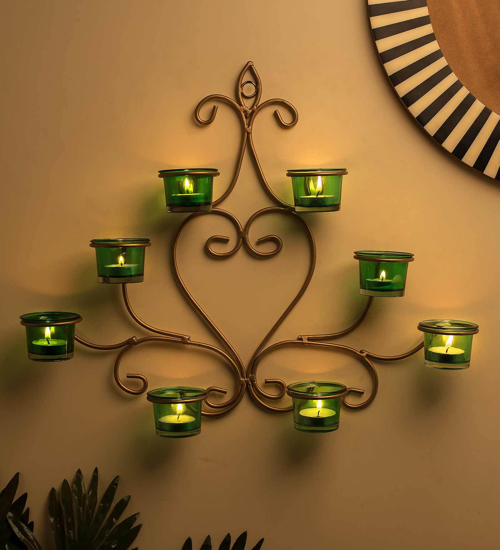 Buy Golden Metal Adalberto 1 Wall Tea Light Holder at 47 OFF by
