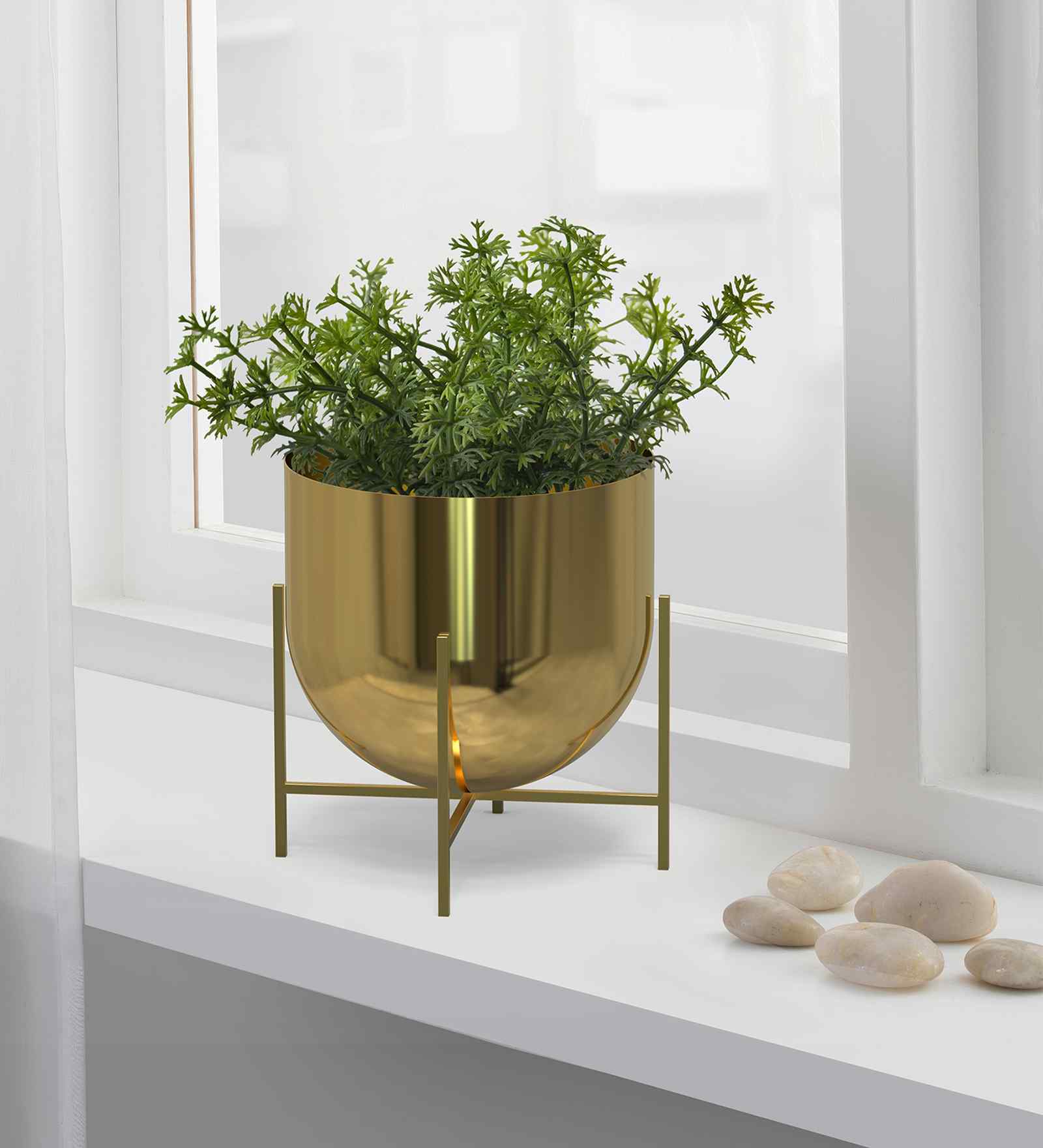 Golden Aluminium Tess Pot