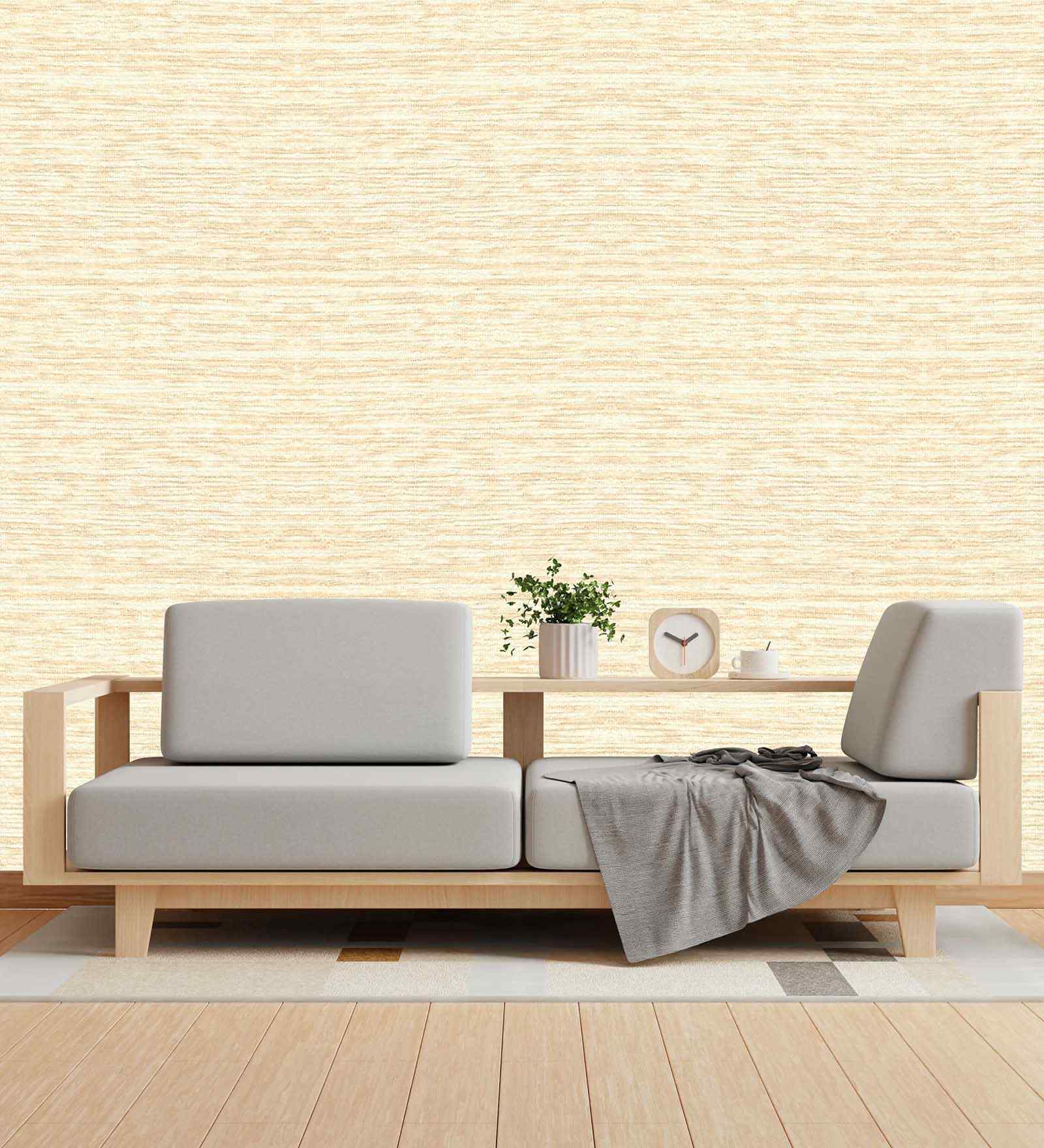 Golden Buff Design Subtle Elegance Modern Style Wallpaper