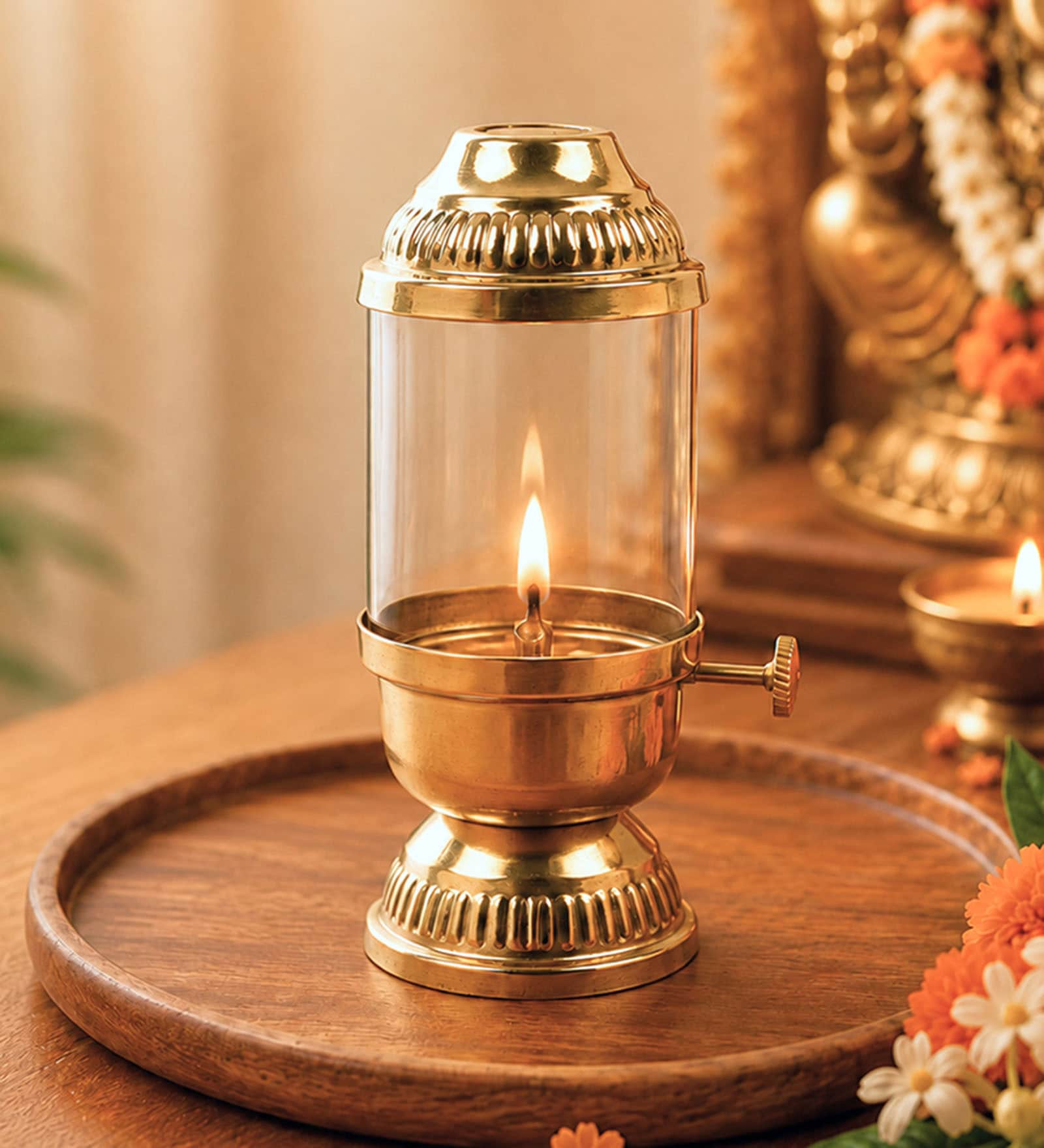 Golden Premium Akhand Diya 250ml