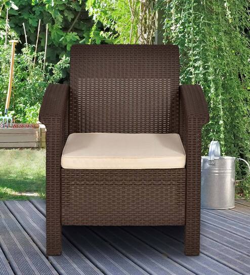 Goa Patio Chair in Season Dark Brown