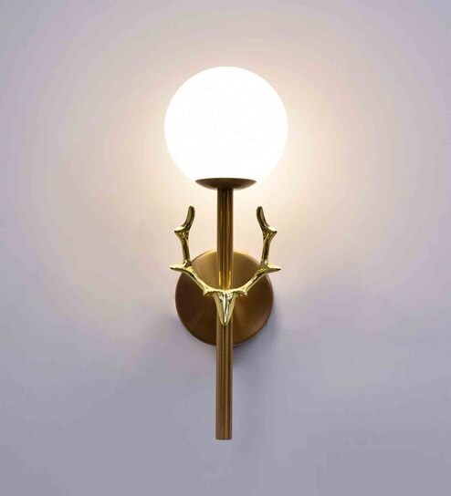 Alden Metal LED Wallchieres (Gold)