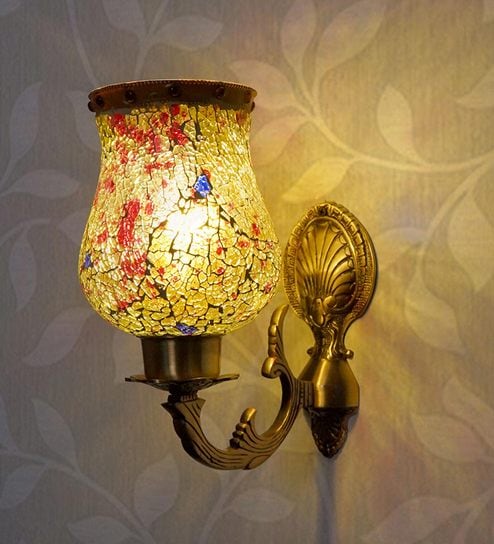 Gold Antique Designer Wall Lamp By Fos Lighting
