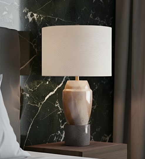 Gold Glass Eclipse Elegance table lamp
