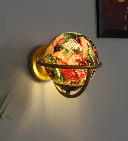 Palermo Gold Iron Wall Sconces